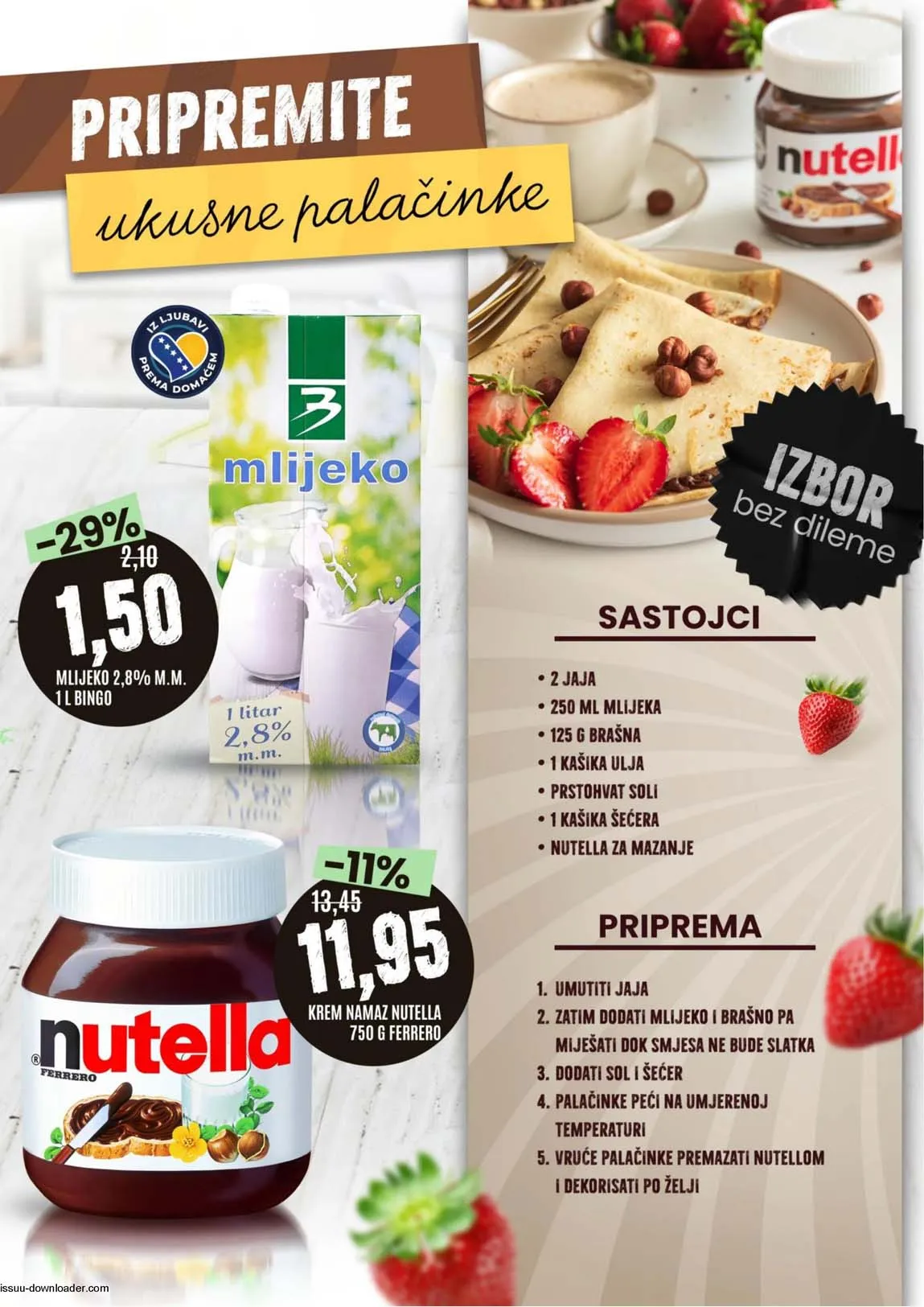 Bingo Vikend akcija sniženja Bingo Vikend akcija