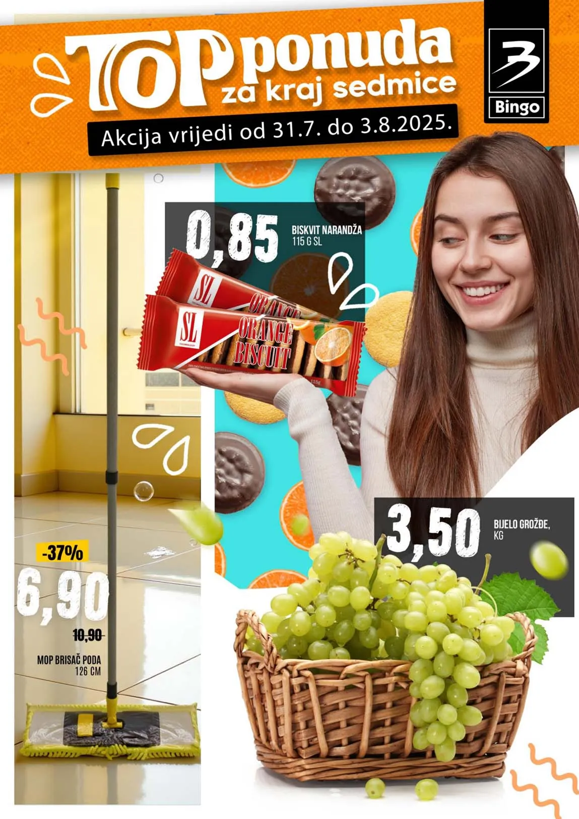 Bingo vikend akcija – Top ponuda za kraj sedmice! Sniženja do 03.08.2025. 