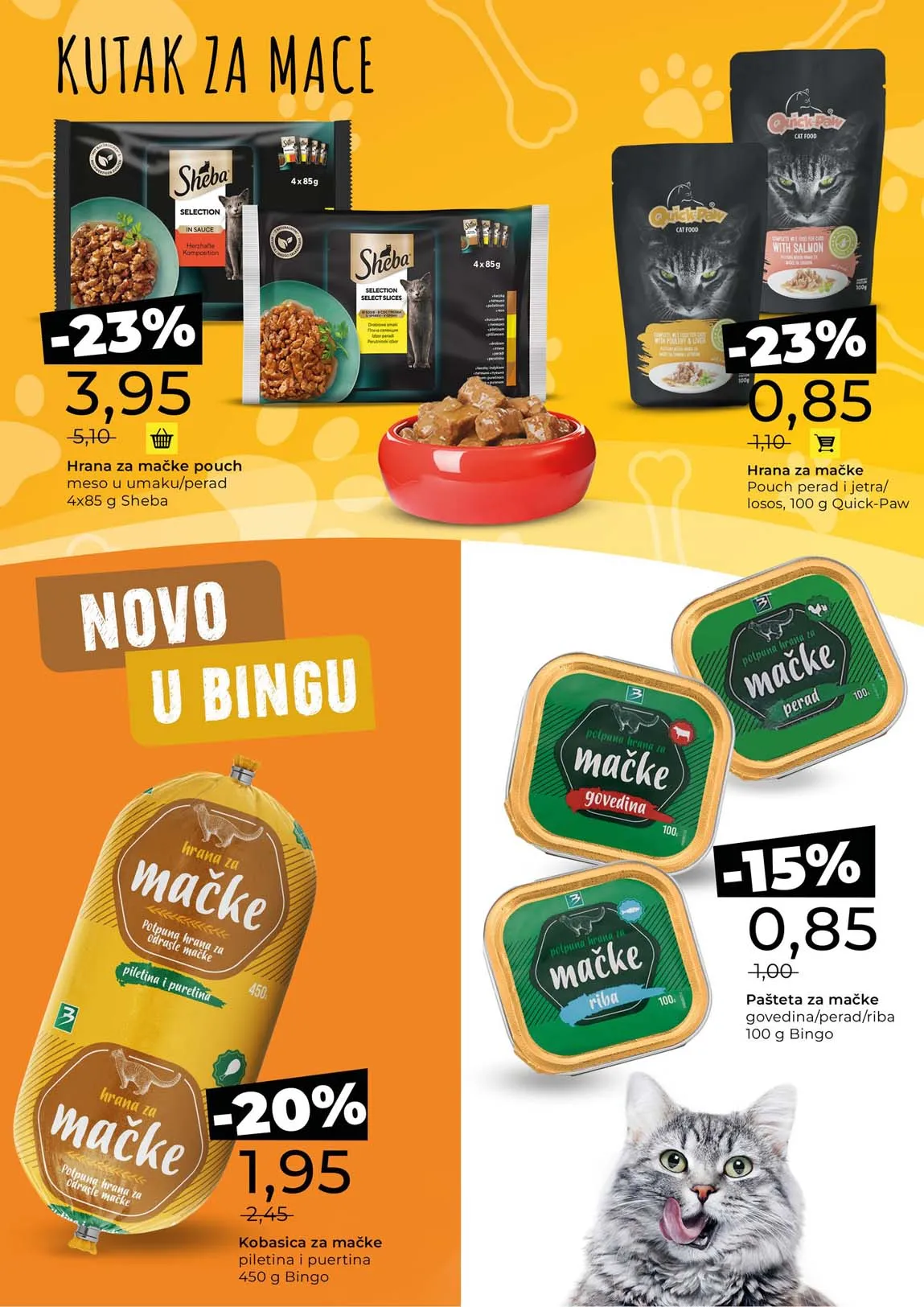 Bingo Waw & Maw katalog – sniženja za ljubimce