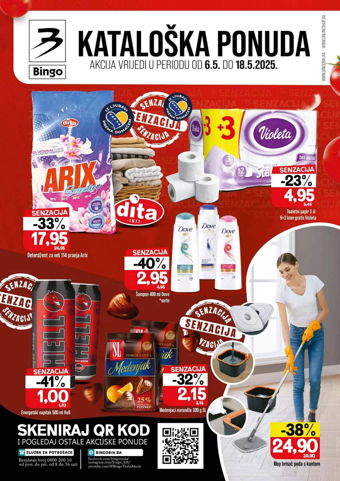 BINGO Akcija Katalog Sniženja do 18.05.2025