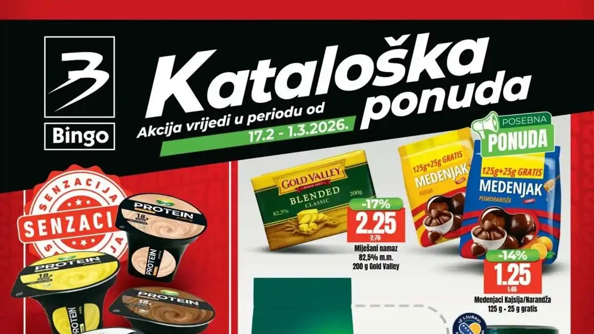 Bingo akcija katalog sniženja BiH – važi do 1. marta 2026 (Discover hero)