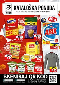Bingo akcija – Katalog sniženja do 19.10.2025.