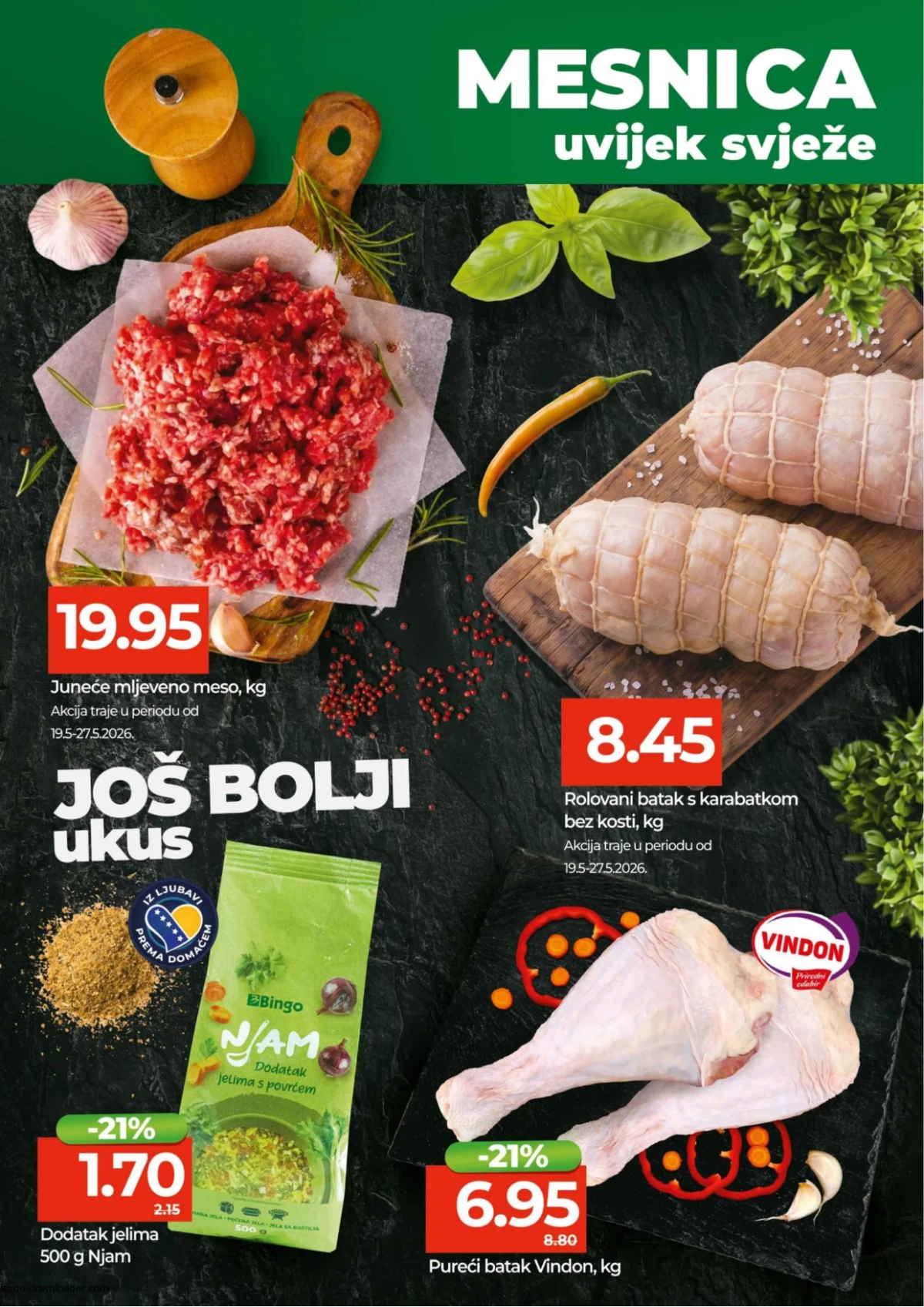 Bingo katalog maj 2026 pekara pizza mozzarella i peciva