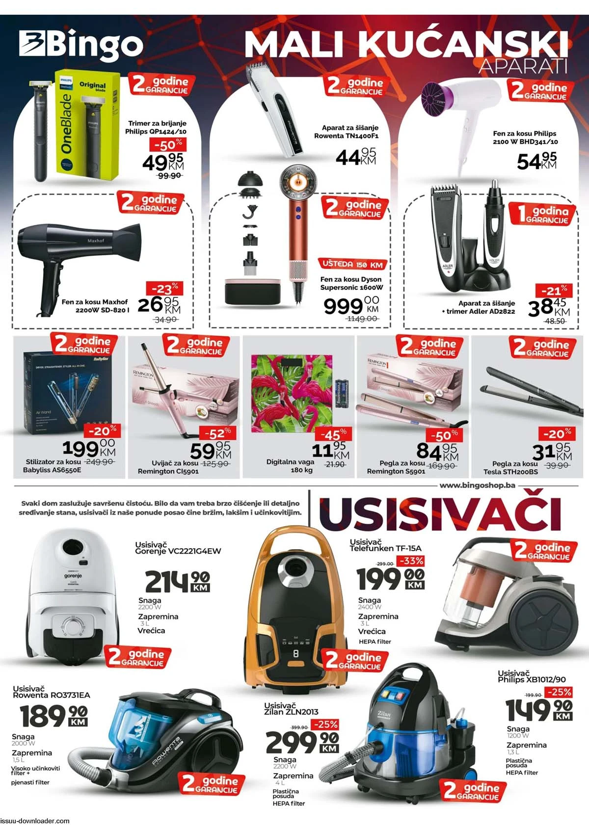 Bingo akcija tehnike strana 2 katalog sniženja televizori uređaji bijela tehnika do 27.04.2026 BiH