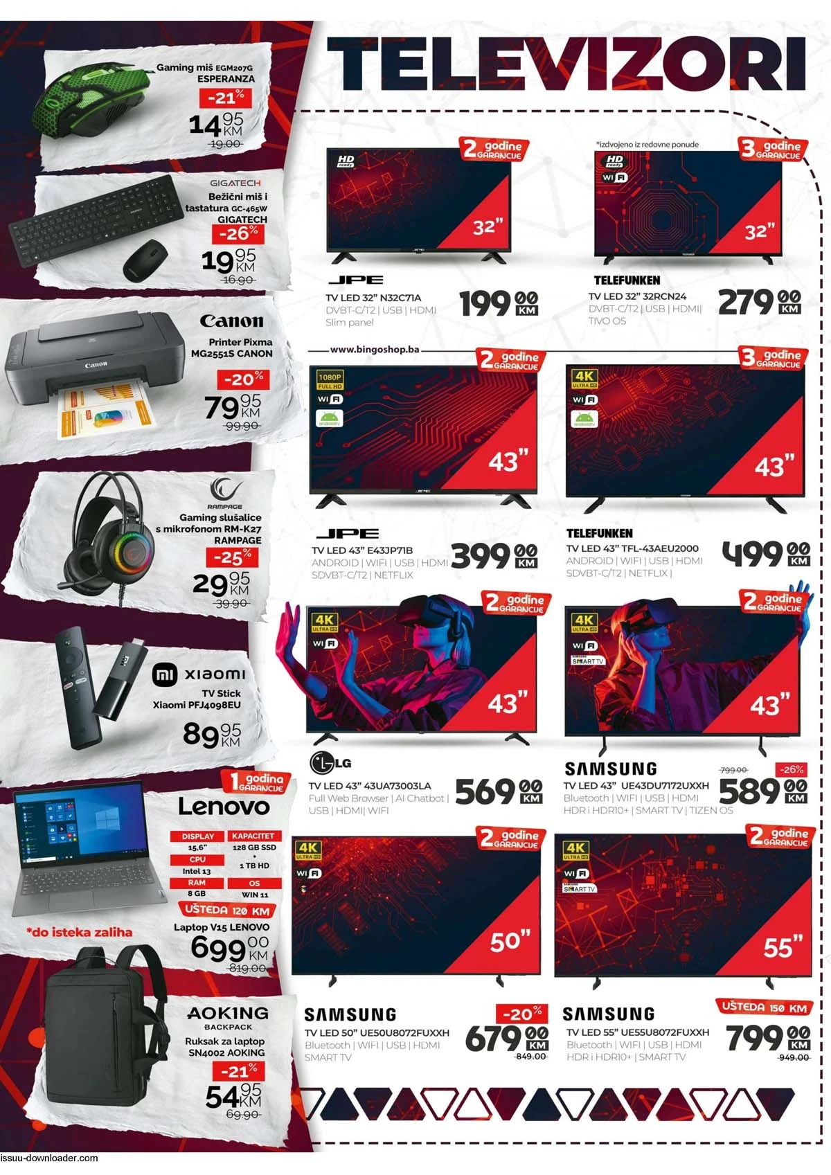 Bingo akcija tehnike strana 6 katalog sniženja bijela tehnika uređaji do 27.04.2026 BiH