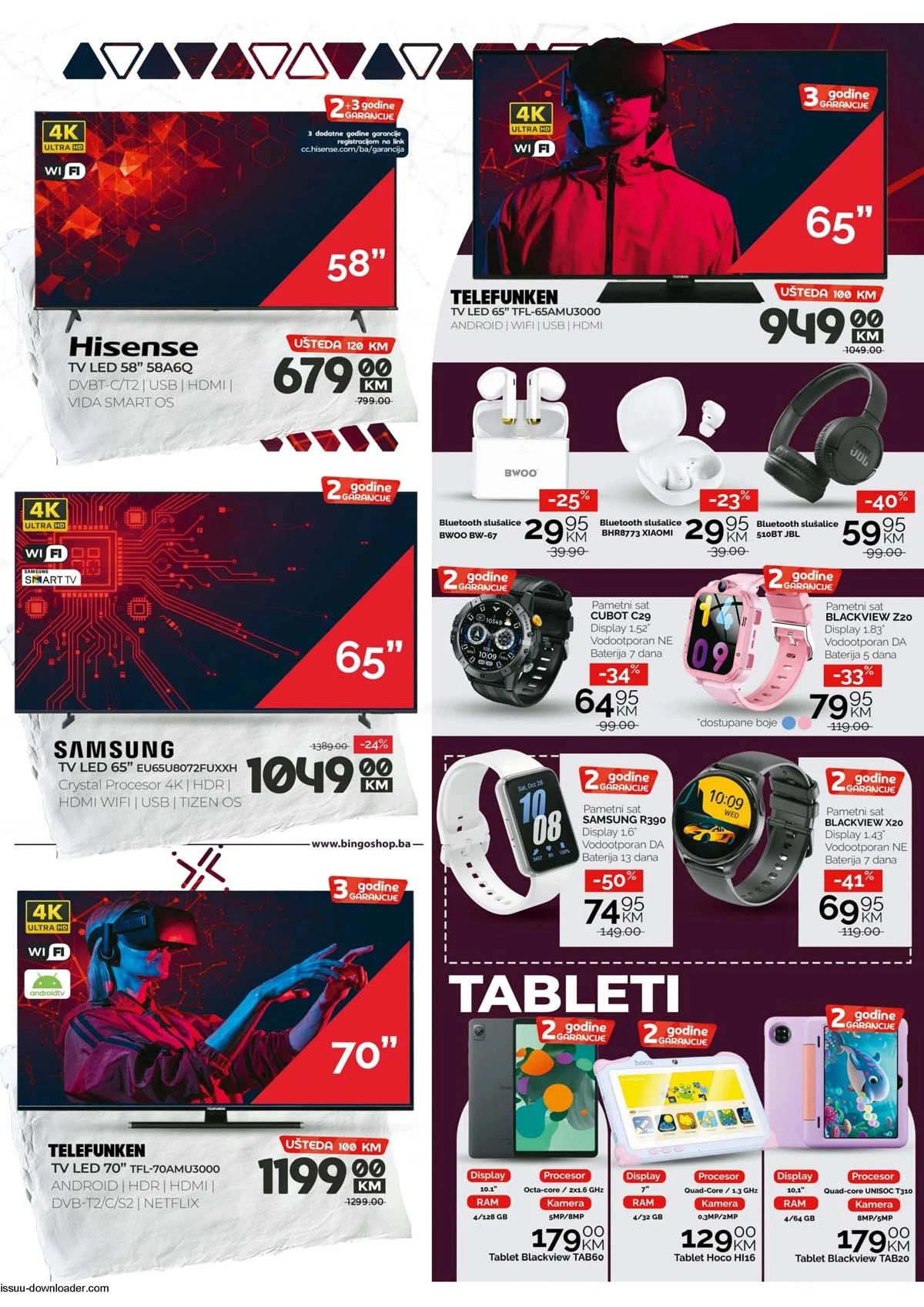 Bingo katalog tehnike strana 7 akcija uređaji televizori mali aparati do 27.04.2026 BiH