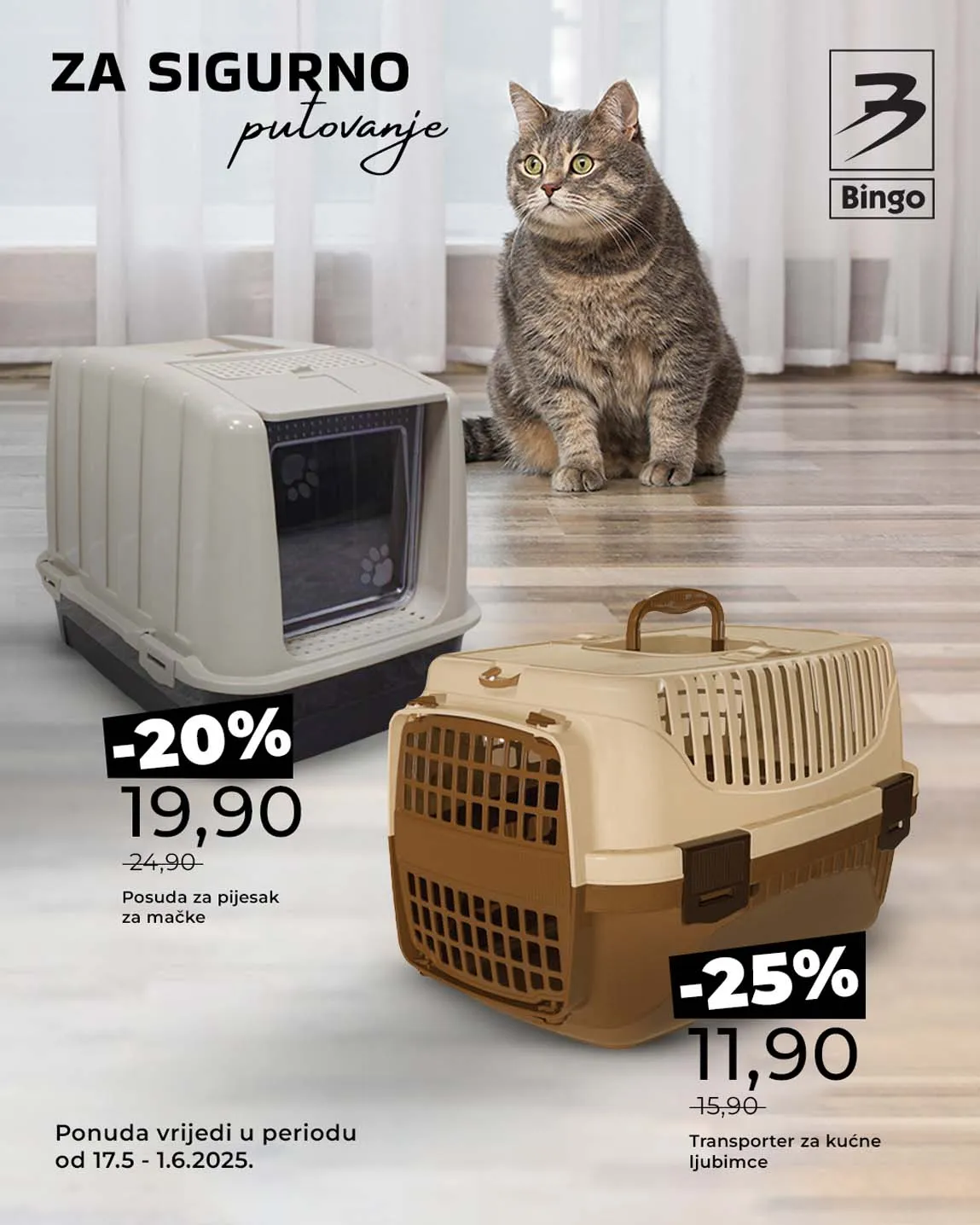 BINGO Akcija Za sigurno putovanje sniženja do 01.06.2025