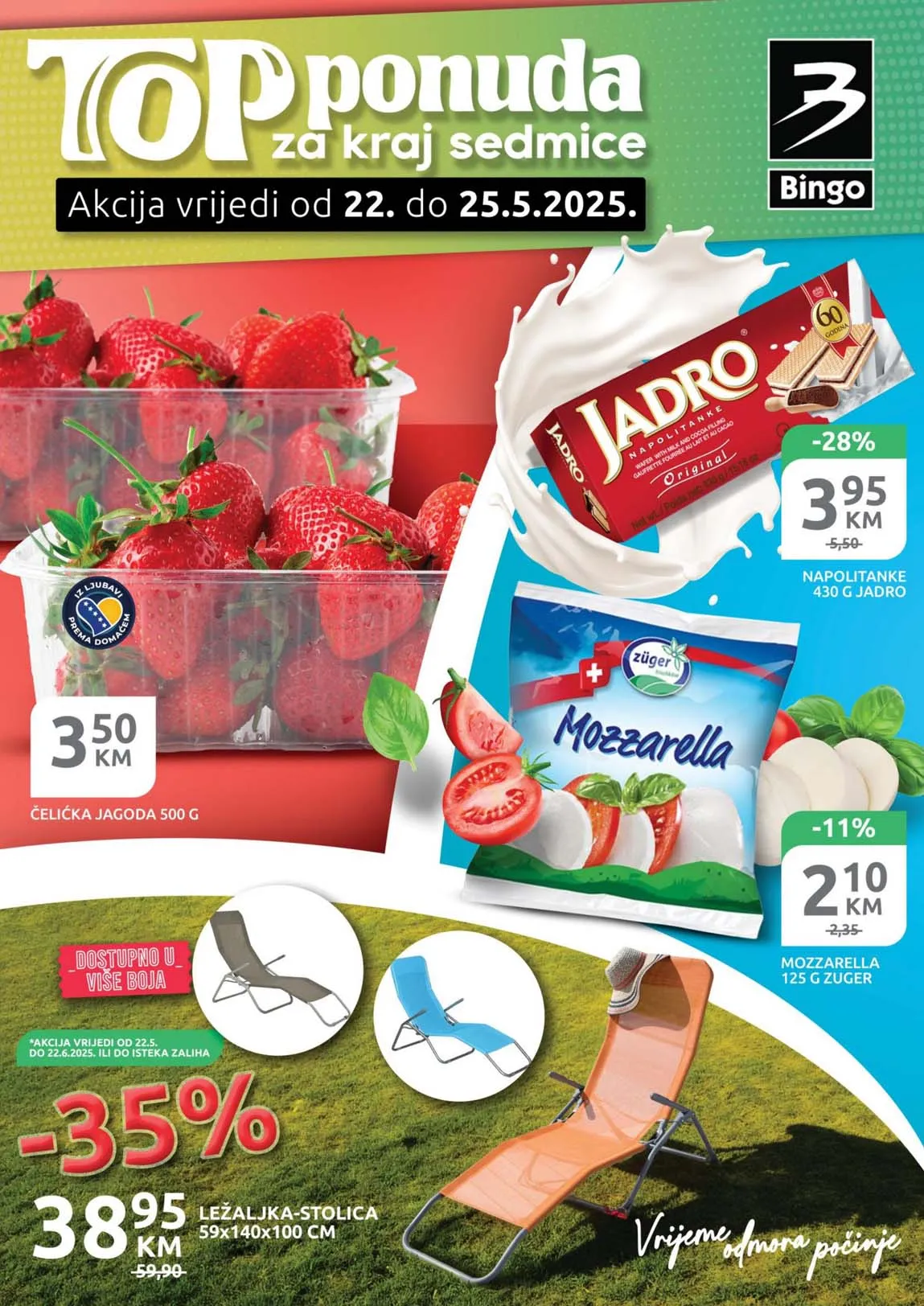 Bingo akcija Top ponuda za kraj sedmice sniženja do 25.05.2025