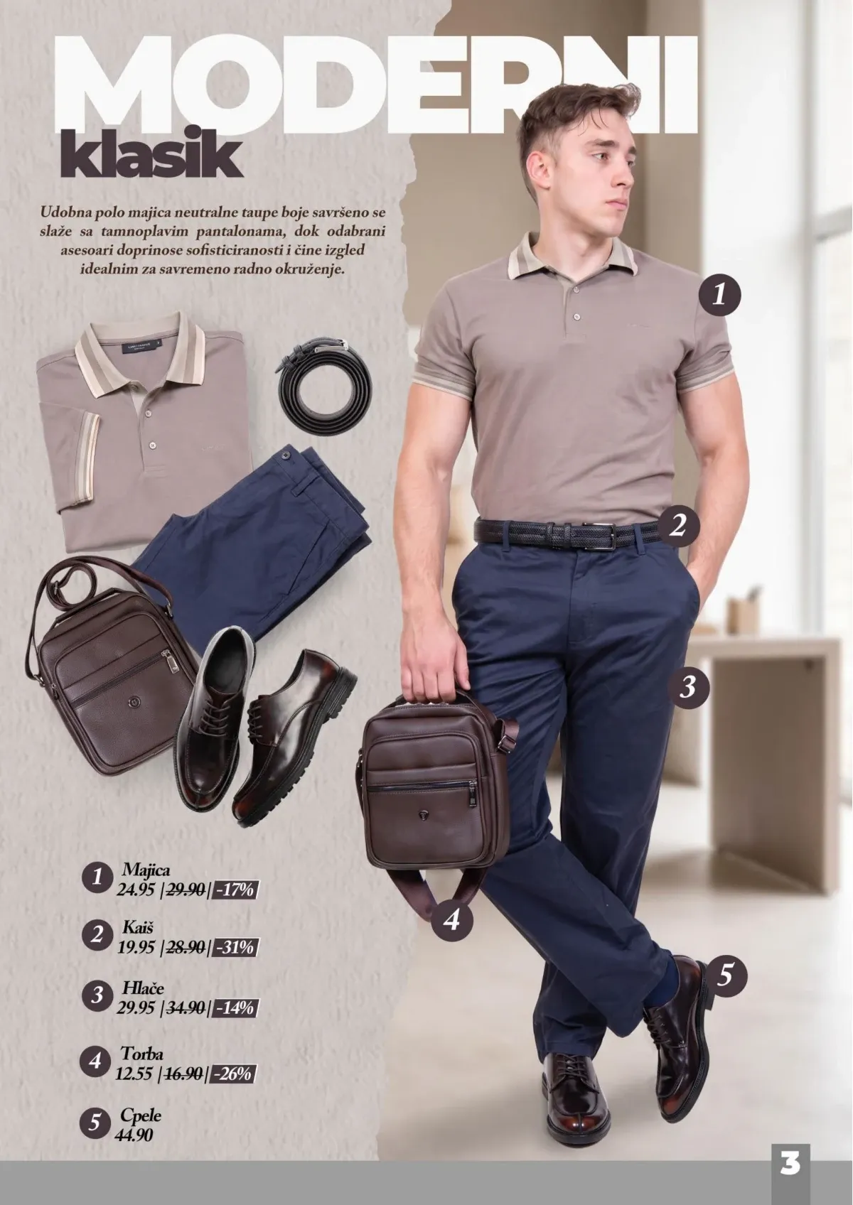 Bingo Back to Work katalog – muška polo majica, hlače, kaiš i torba do 13.09.2026.