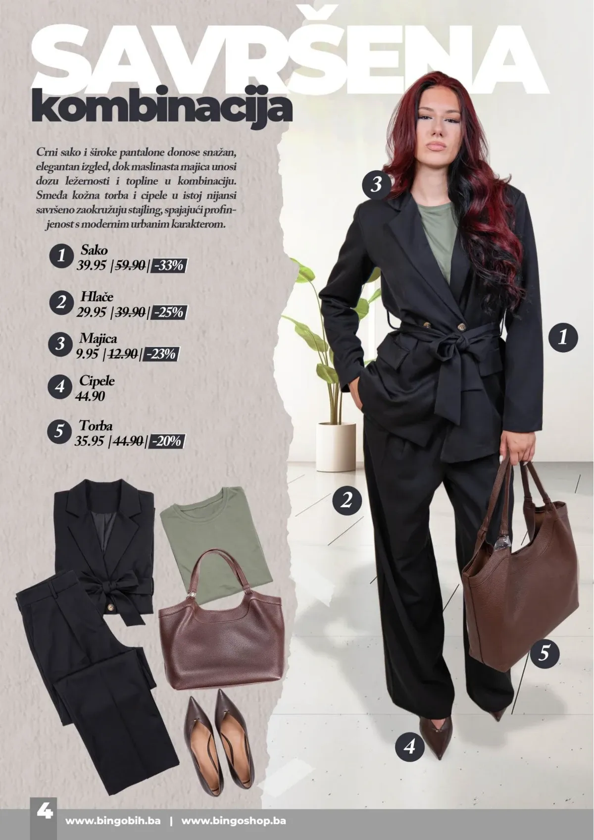 Bingo Back to Work katalog – ženski sako, hlače, majica i torba do 13.09.2026.