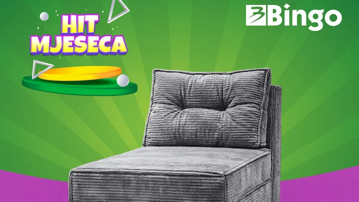 Bingo HIT mjeseca od 26. do 31.10.2026. – Fotelja na razvlačenje JOY za 189,95 KM