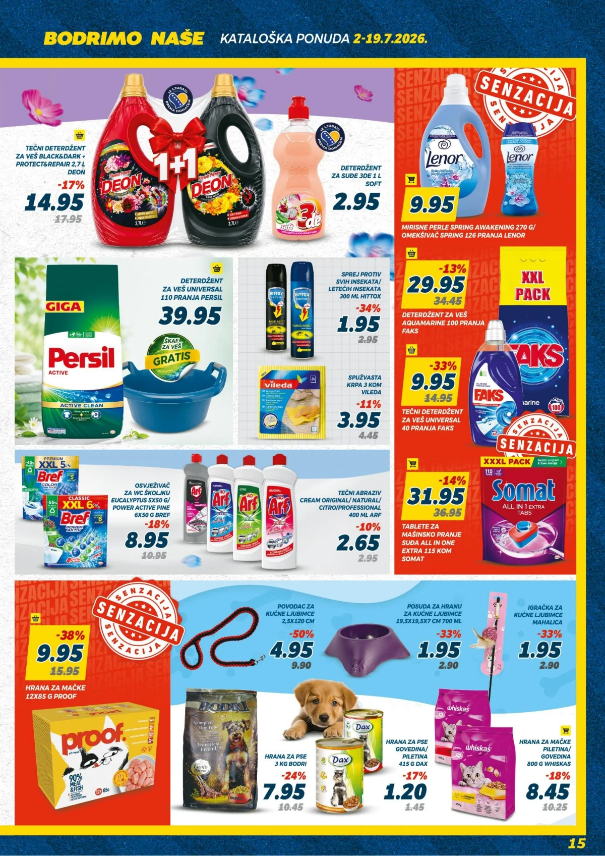 Bingo katalog sredstva za čišćenje i proizvodi za kućne ljubimce