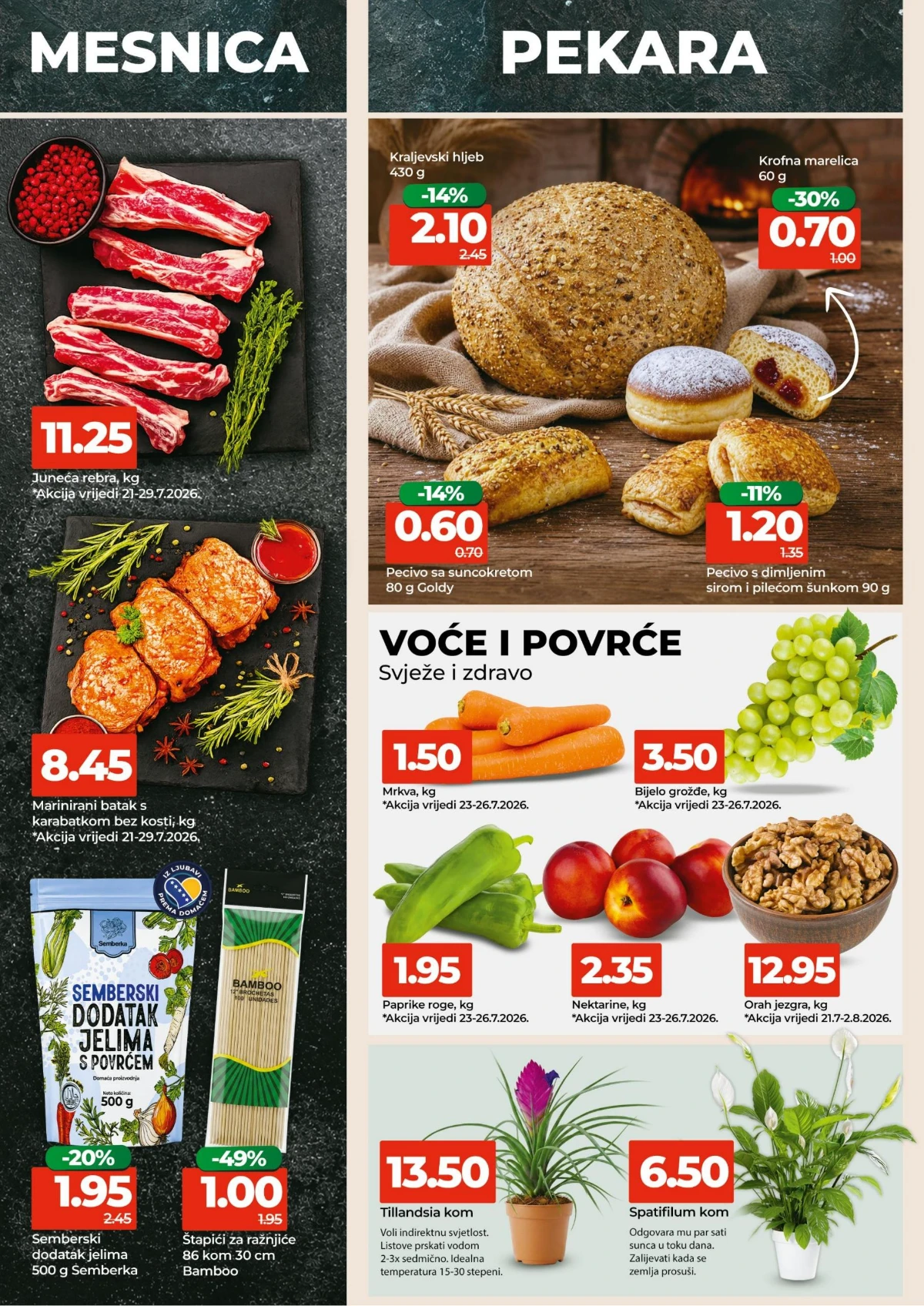 Bingo katalog stranica 2 – mesnica, pekara, voće i povrće