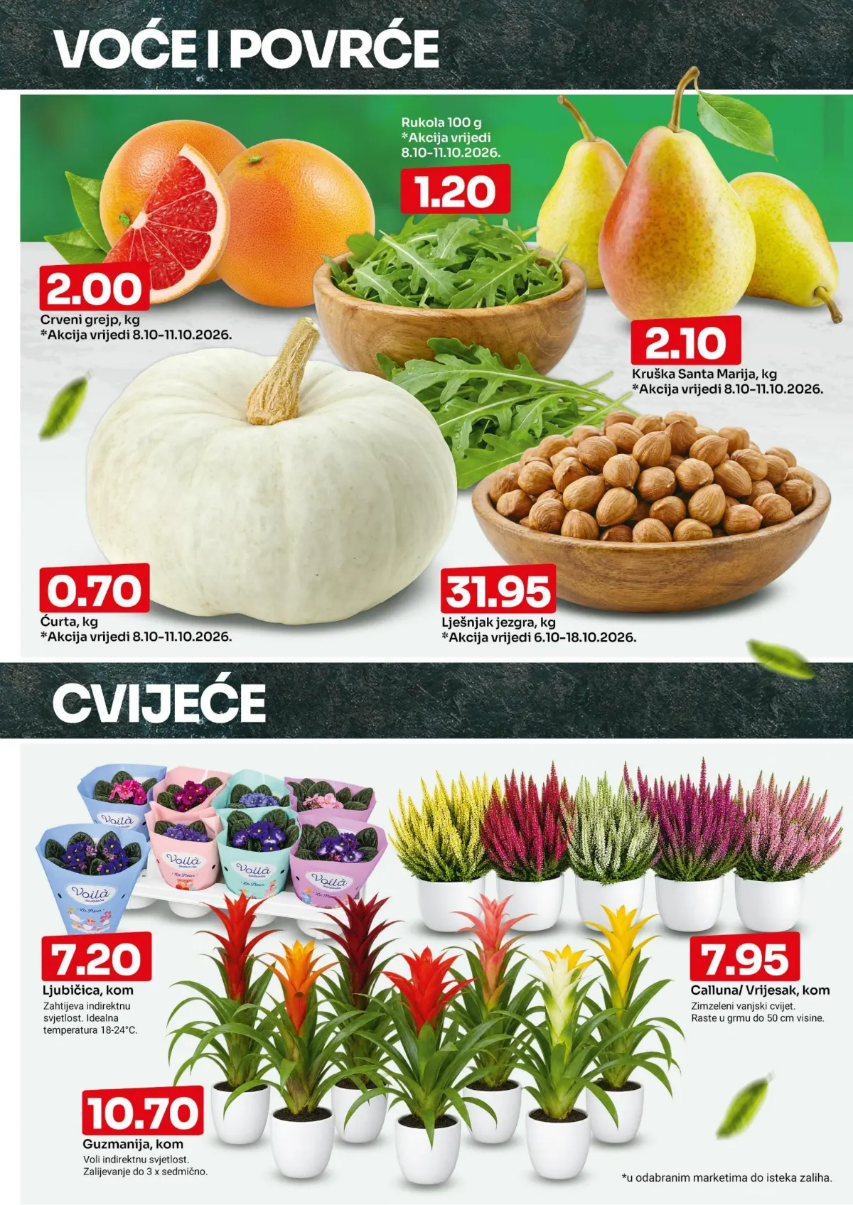 Bingo katalog 06–18.10.2026. – voće, povrće i cvijeće po akcijskim cijenama