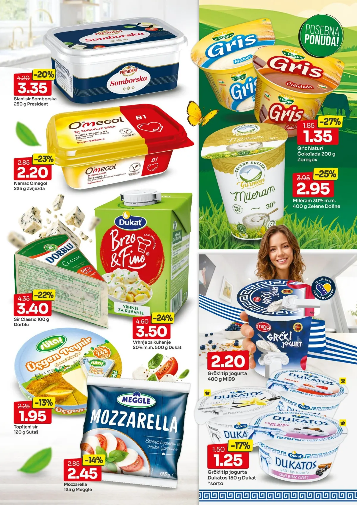 Bingo katalog 06–18.10.2026. – mliječni proizvodi, sirevi i jogurti