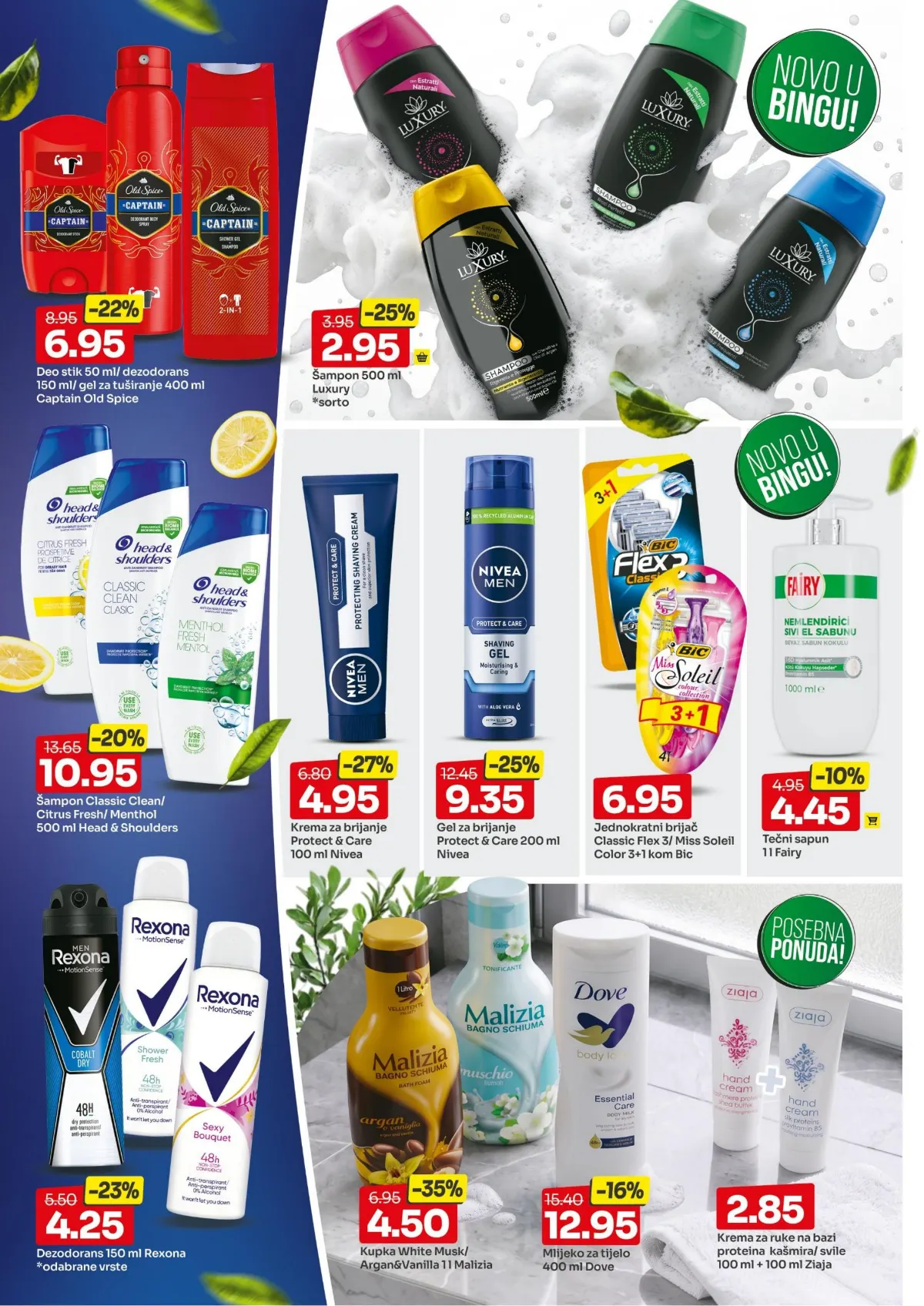 Bingo katalog 06–18.10.2026. – šamponi, dezodoransi i proizvodi za ličnu njegu