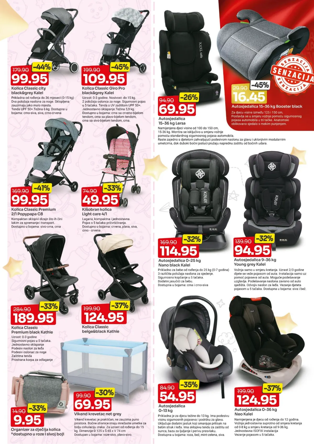 Bingo katalog 06–18.10.2026. – dječija kolica, autosjedalice i oprema za bebe