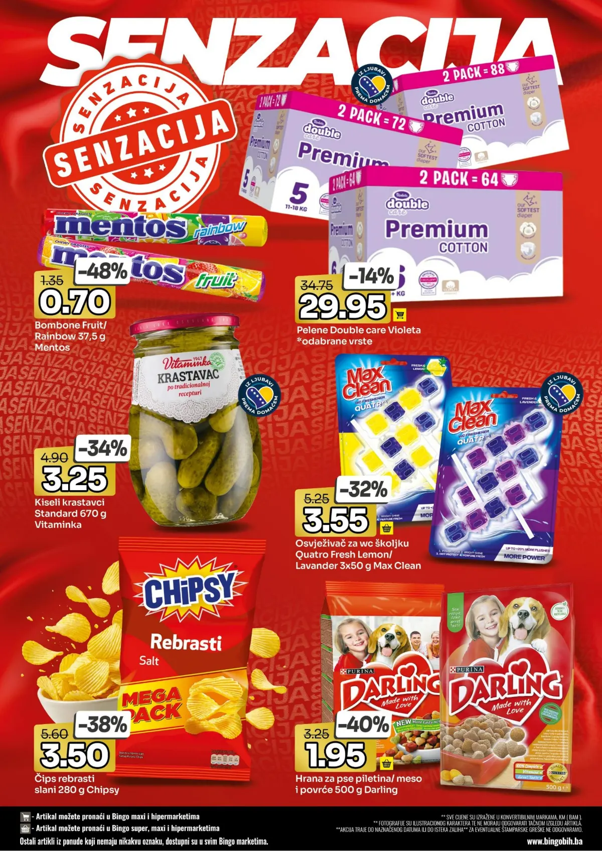 Bingo katalog 06–18.10.2026. – završna Senzacija ponuda hrane i kućnih proizvoda