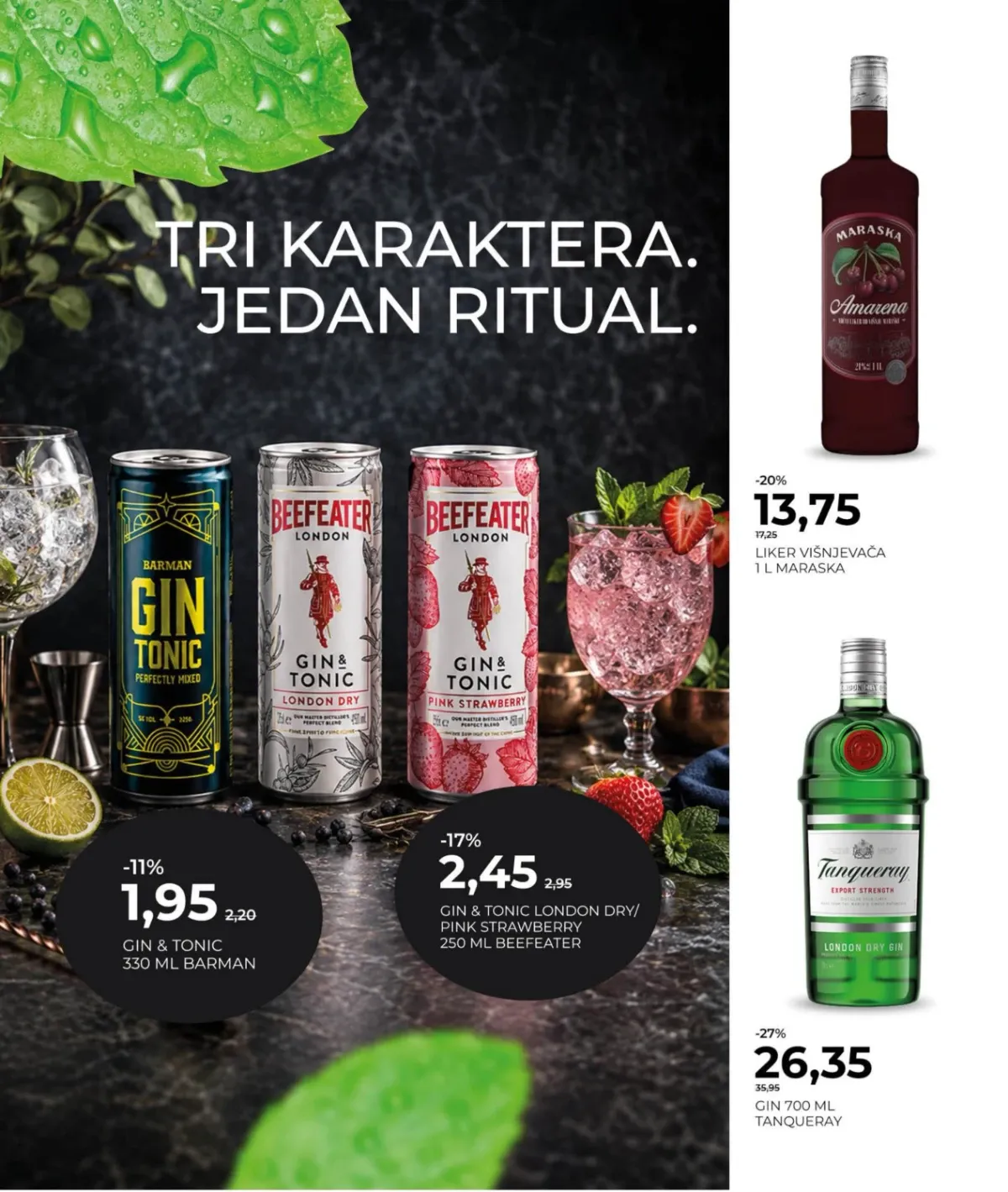 Bingo Magazin+ do 01.09.2026. – Barman i Beefeater gin tonik, Maraska višnjevača i Tanqueray gin