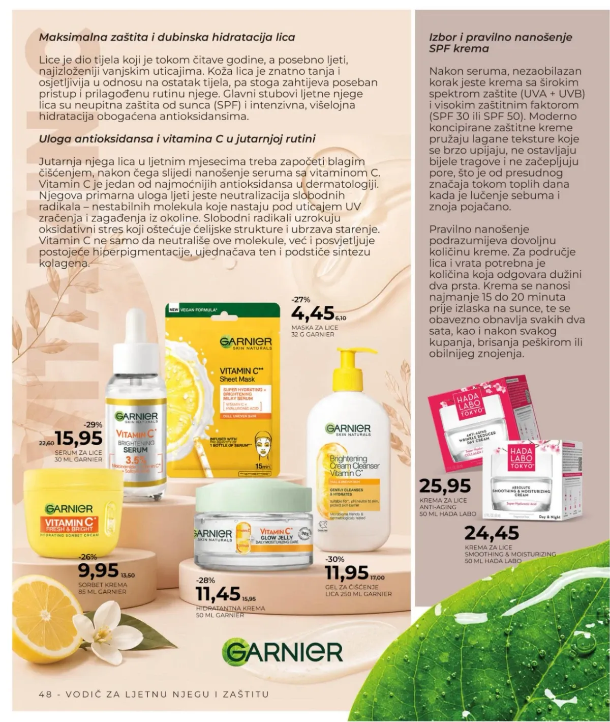 Bingo Magazin+ do 01.09.2026. – Garnier Vitamin C i Hada Labo njega lica