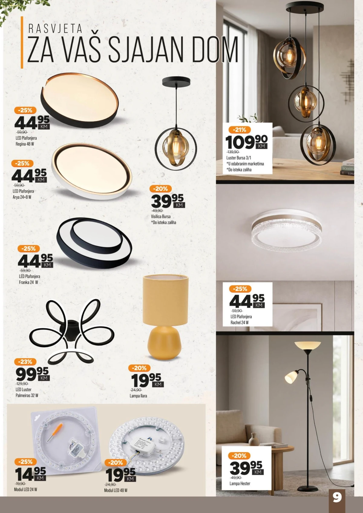 Bingo katalog - rasvjeta i lampe za dom