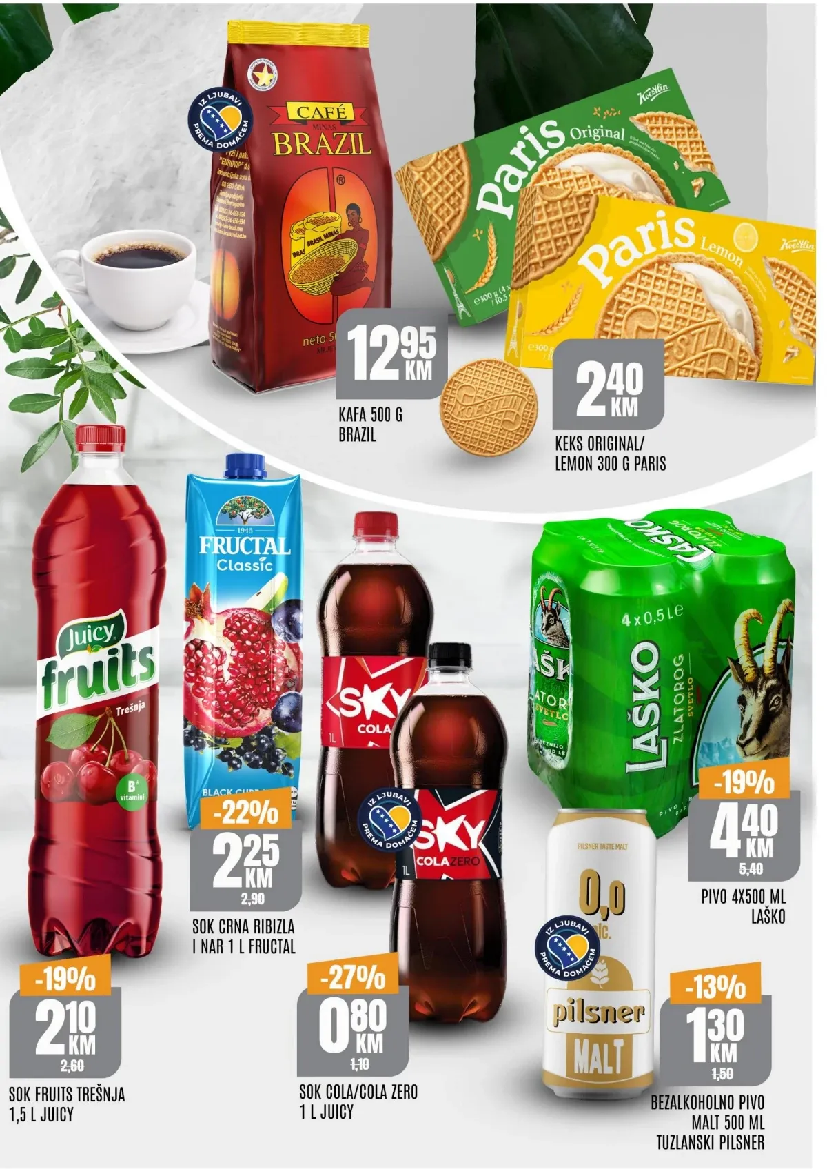 Bingo akcija do 20.09.2026. – kafa, sokovi, keksi i bezalkoholna pića po akcijskim cijenama