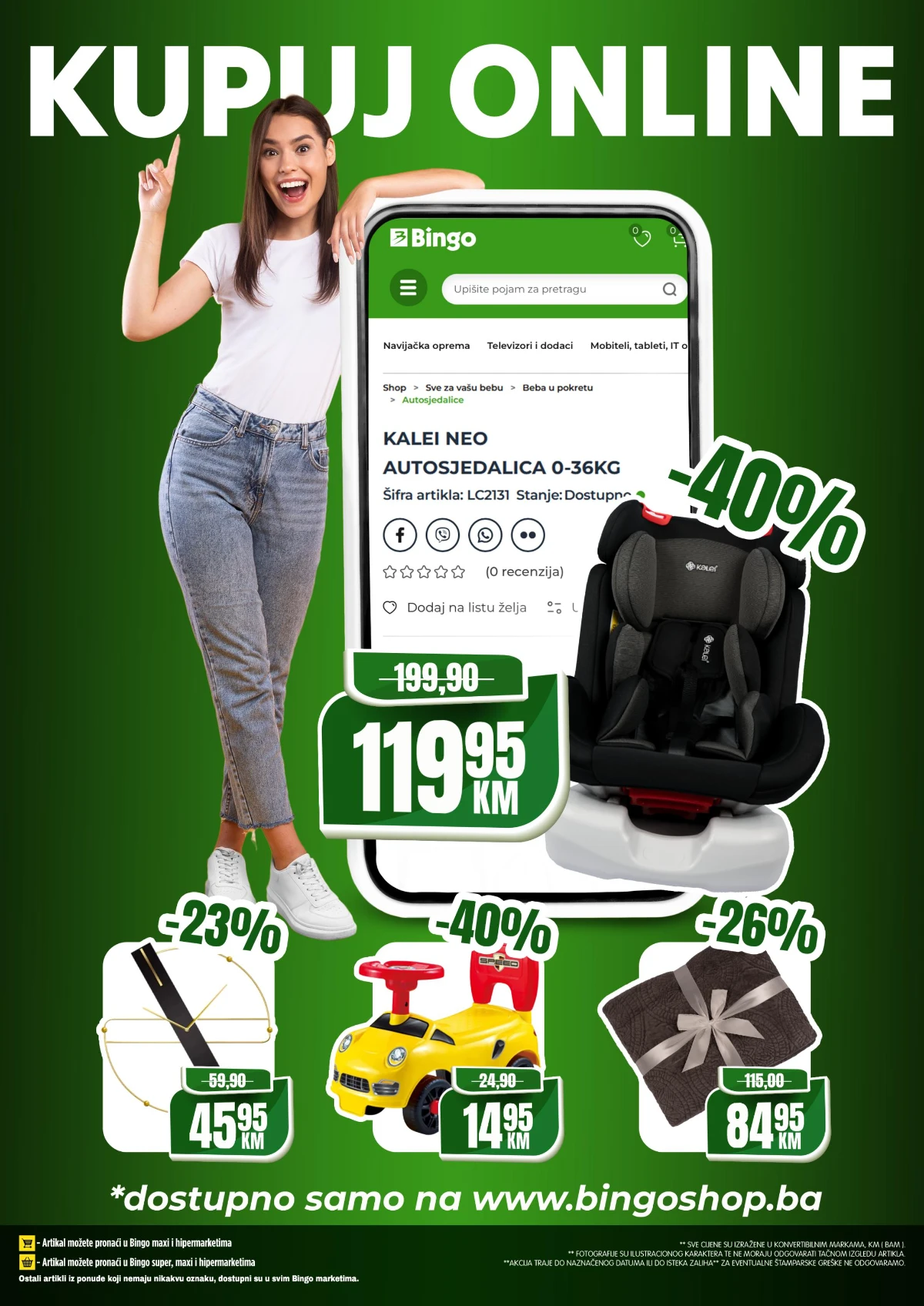 Bingo Shop online – autosjedalica, igračke i proizvodi za dom uz online popuste