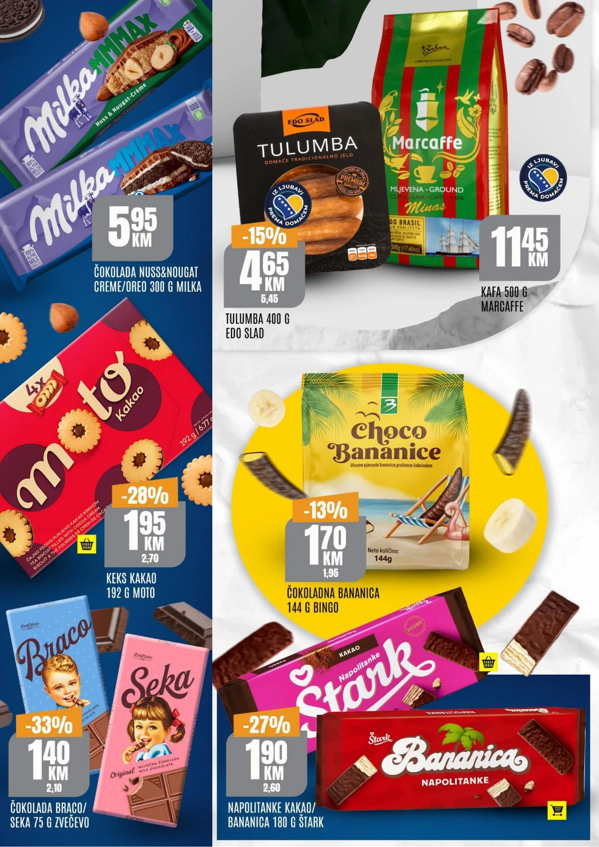 Bingo TOP ponuda strana 4 – Milka, Moto keks, čokolade, napolitanke, kafa i tulumba