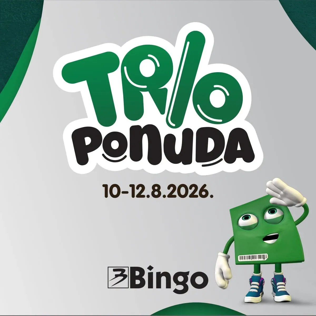Bingo Trio ponuda od 10. do 12.08.2026. – nektarine, Zlatna mješavina i Arix deterdžent po akcijskim cijenama