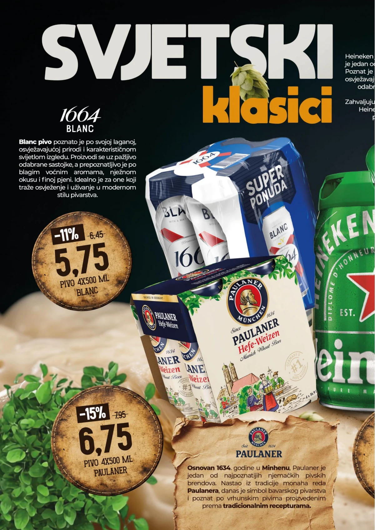 Bingo Velika točena akcija strana 4 – Paulaner i Blanc 1664 piva