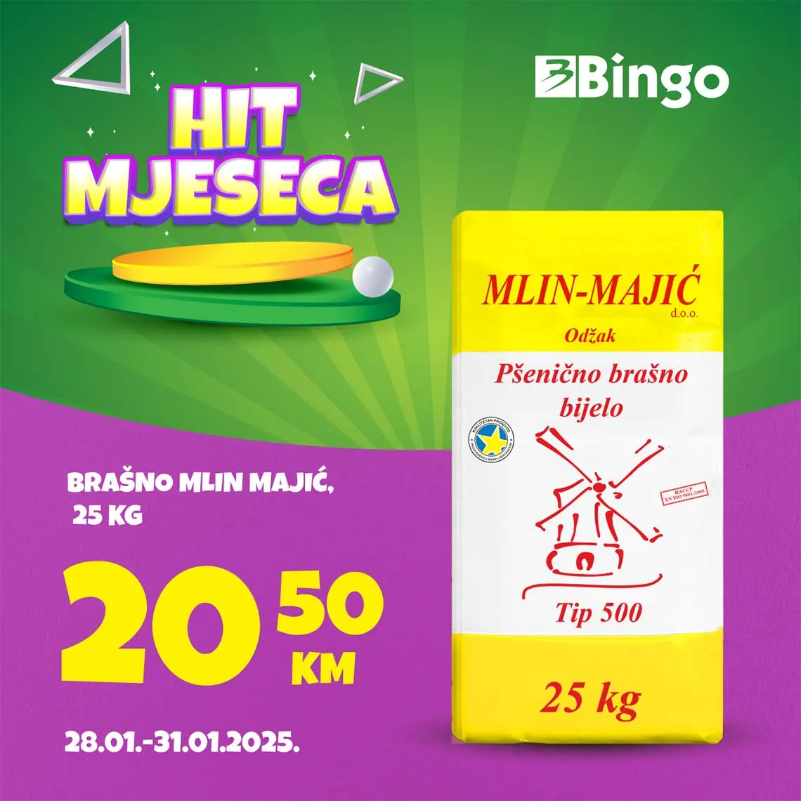 BINGO Akcija HIT MJESECA sniženja do 31.01.2025