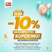 CM Cosmetic Market - 10% popusta na cjelokupnu kupovinu | 31.10.2025