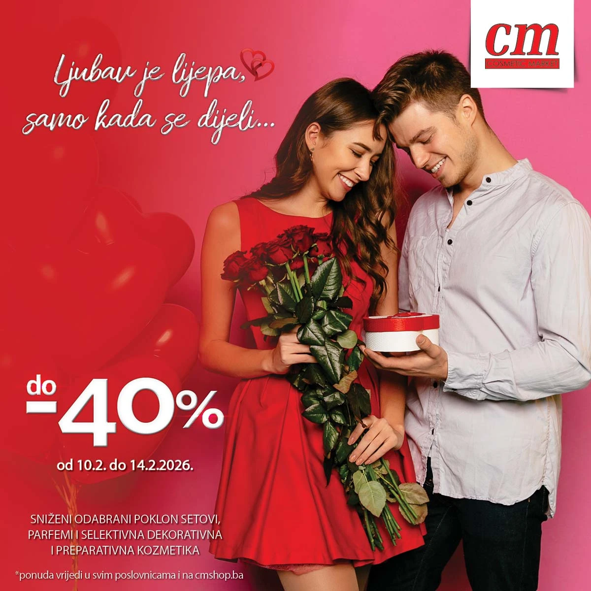 CM Cosmetic Market katalog sniženja kozmetike i parfema februar 2026