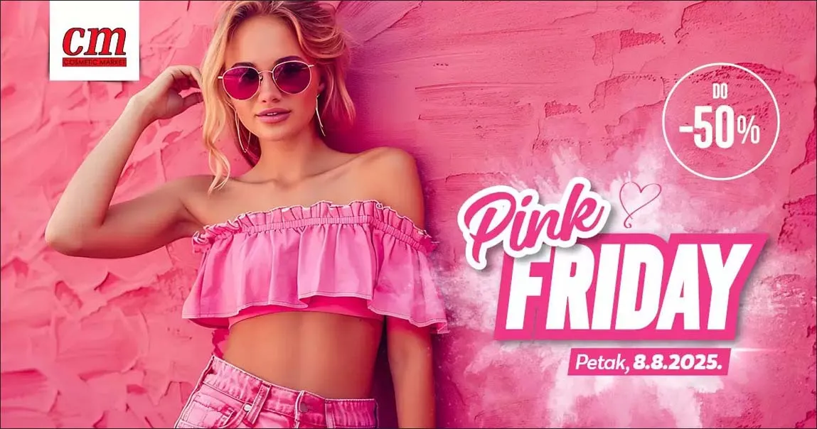 💖 CM Pink Friday akcija – sniženja do 50%
