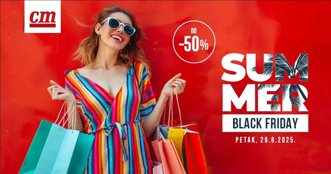 CM Cosmetic Market – Summer Black Friday akcija do 50% popusta