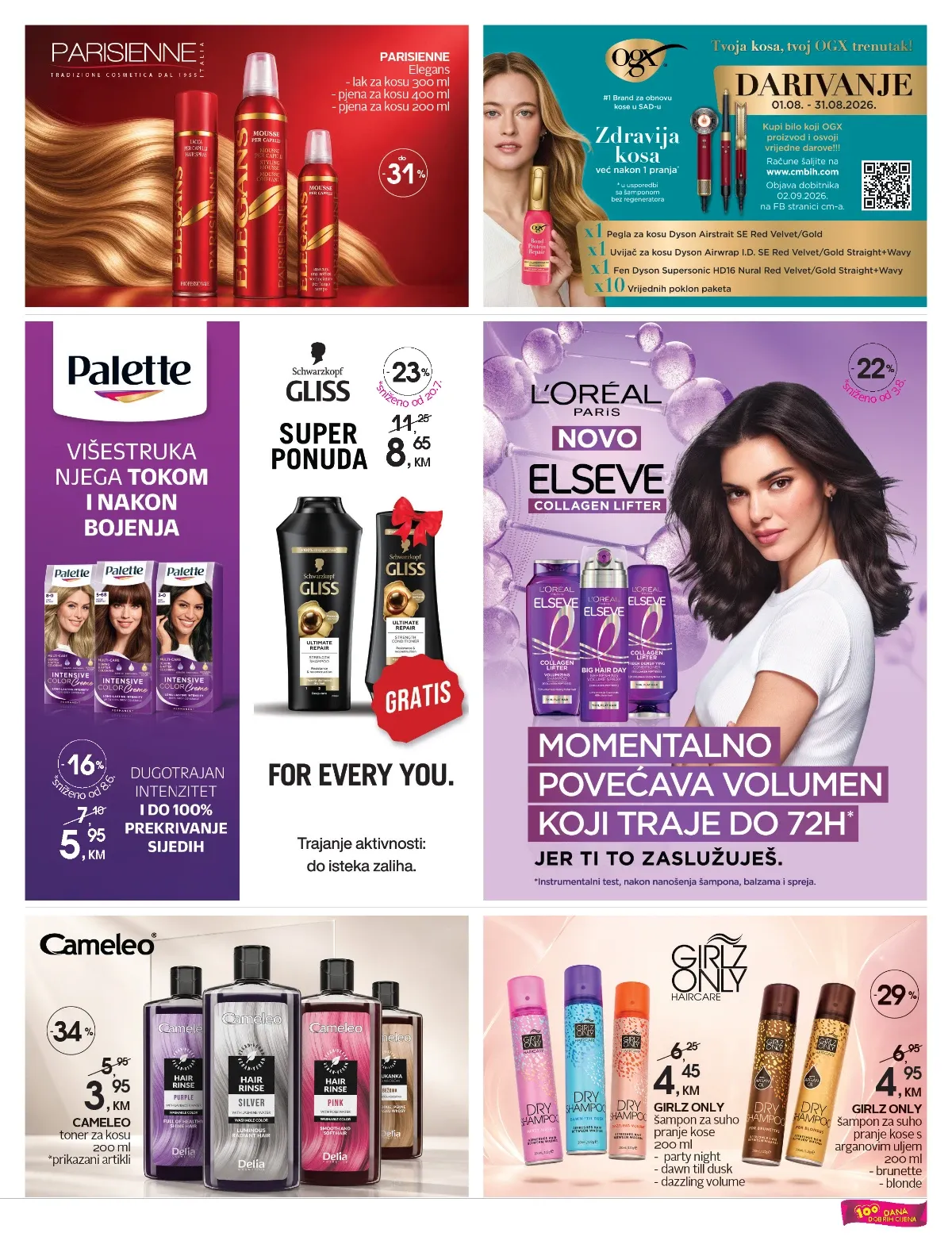 CM katalog strana 15 – proizvodi za kosu i boje za kosu na akciji