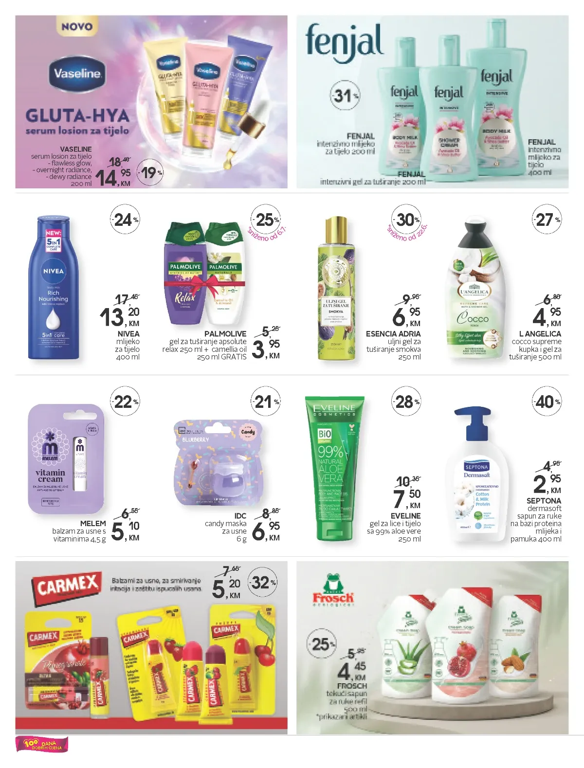 CM katalog strana 18 – losioni, kupke, gelovi za tuširanje i njega tijela