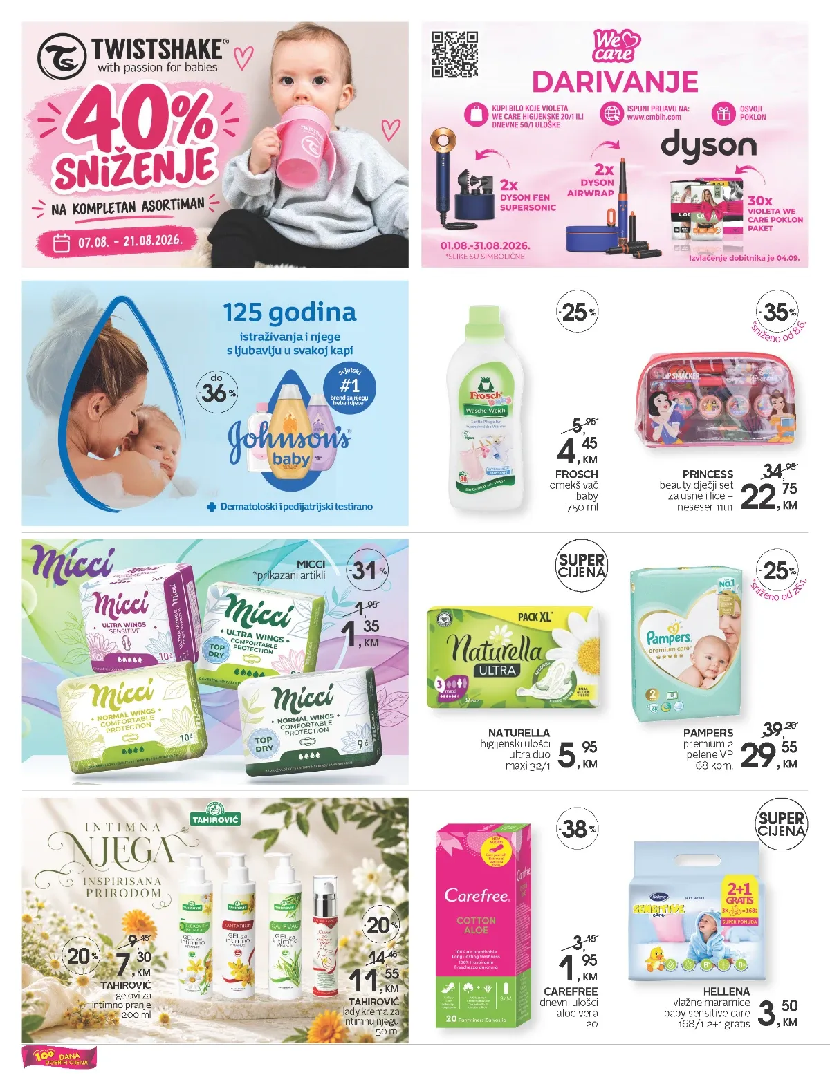 CM katalog strana 20 – proizvodi za bebe, higijenu i intimnu njegu
