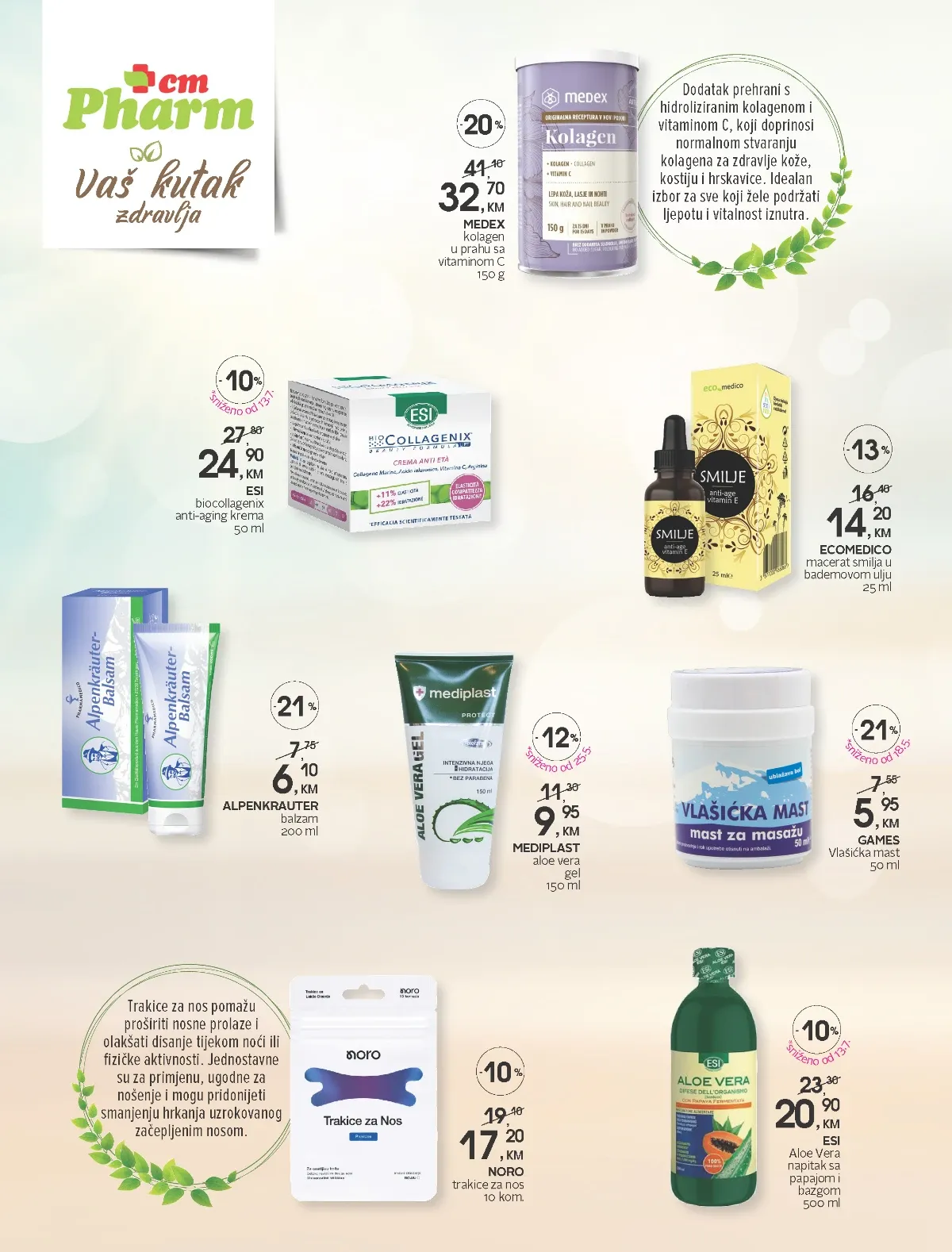 CM katalog strana 22 – dodaci prehrani, vitamini i proizvodi za zdravlje