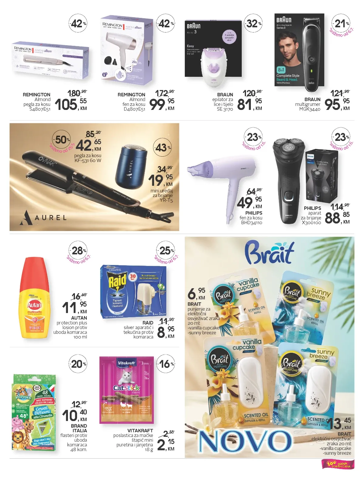 CM katalog strana 25 – fenovi, pegle za kosu, brijači i kućanski aparati