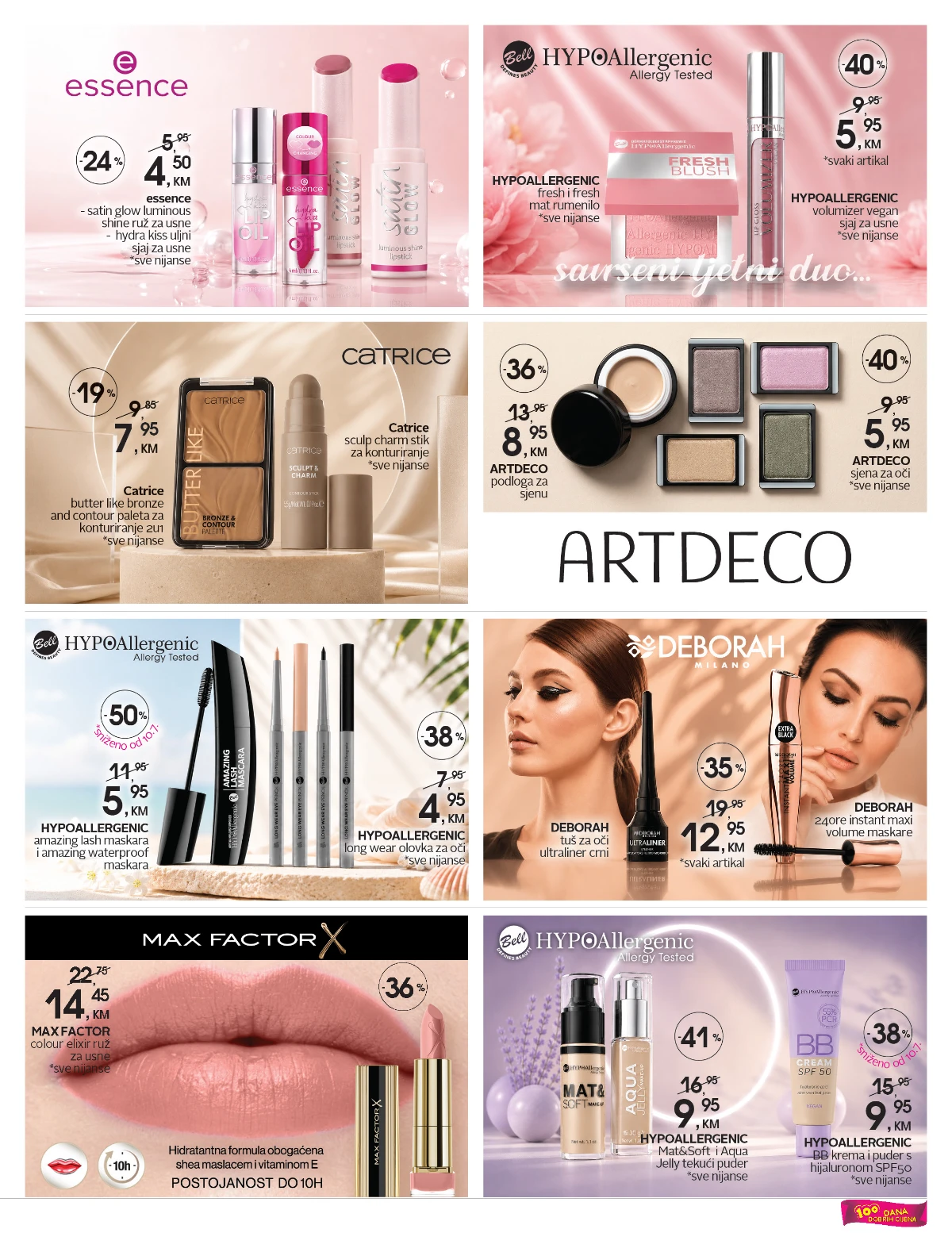 CM katalog strana 5 – Essence, Artdeco, Deborah, Max Factor i Bell Hypoallergenic