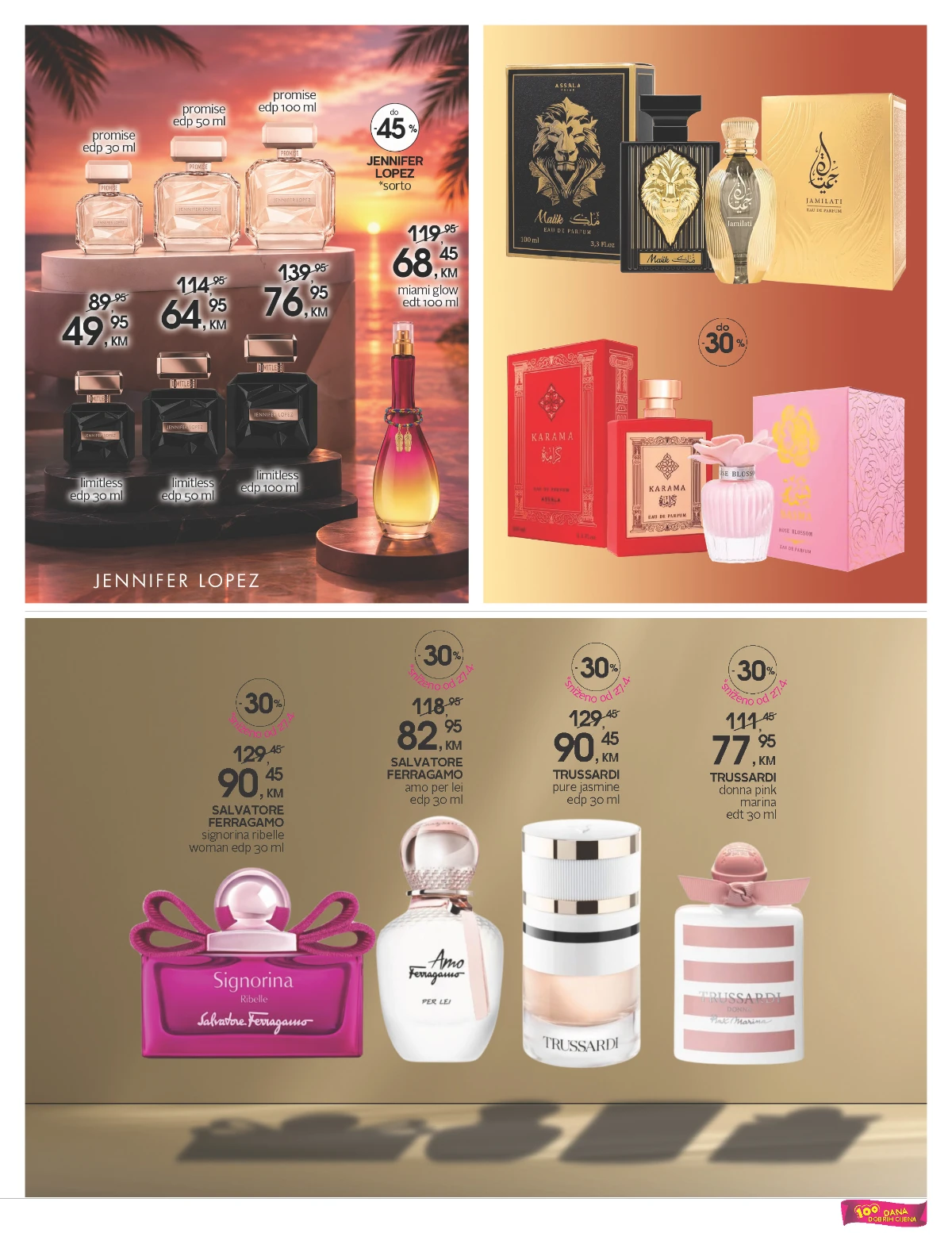 CM katalog strana 7 – Jennifer Lopez, Salvatore Ferragamo, Trussardi i arapski parfemi