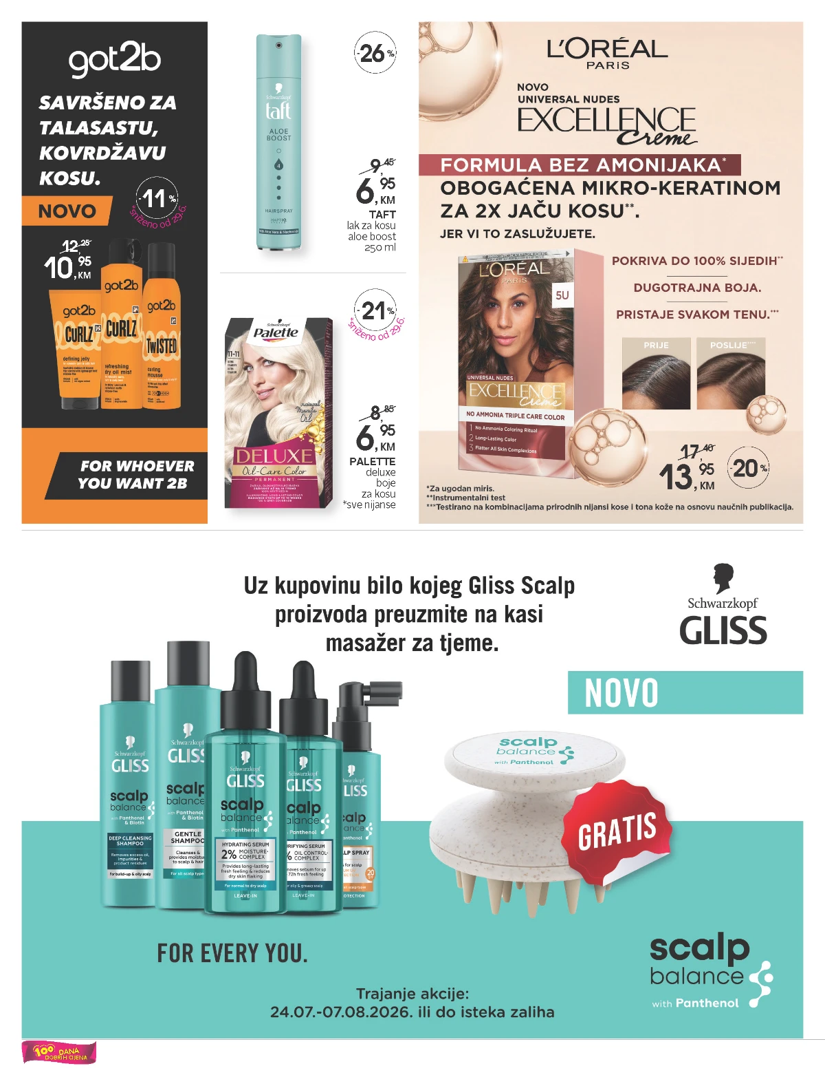 CM katalog strana 10 – Schwarzkopf, L'Oréal Paris i Gliss proizvodi za kosu