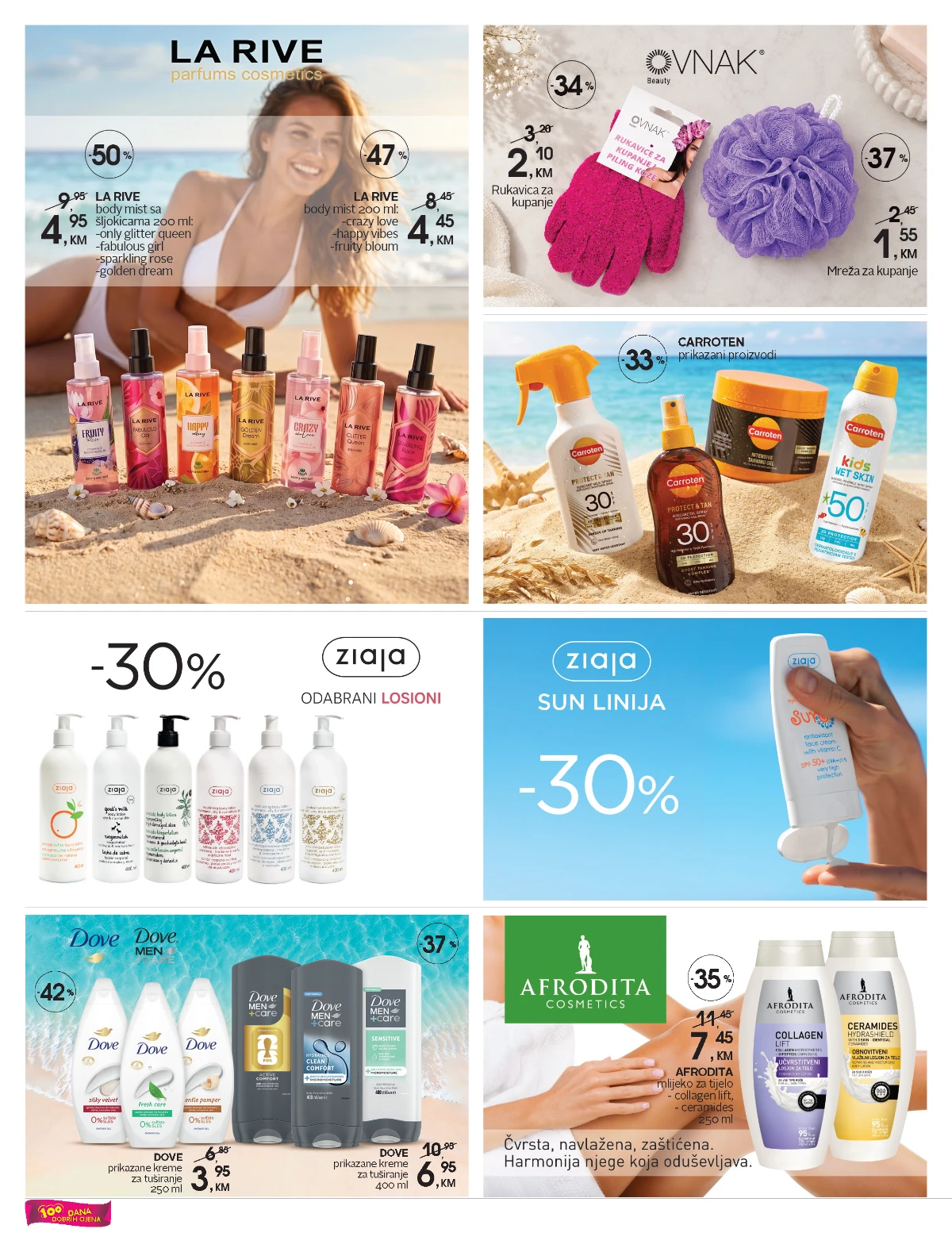 CM katalog strana 12 – Nivea, Ziaja, Garnier, Afrodita i Olival proizvodi za njegu