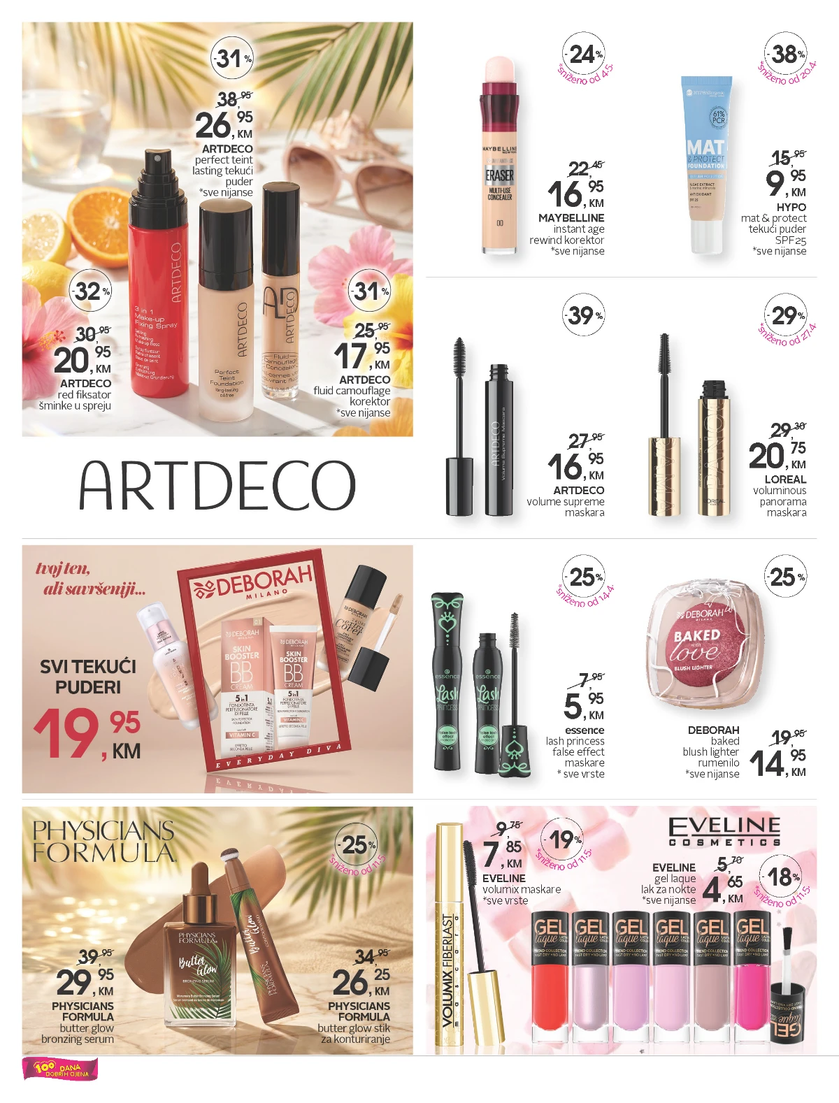 CM katalog strana 4 – Artdeco, Maybelline, Deborah, Essence i Eveline makeup proizvodi