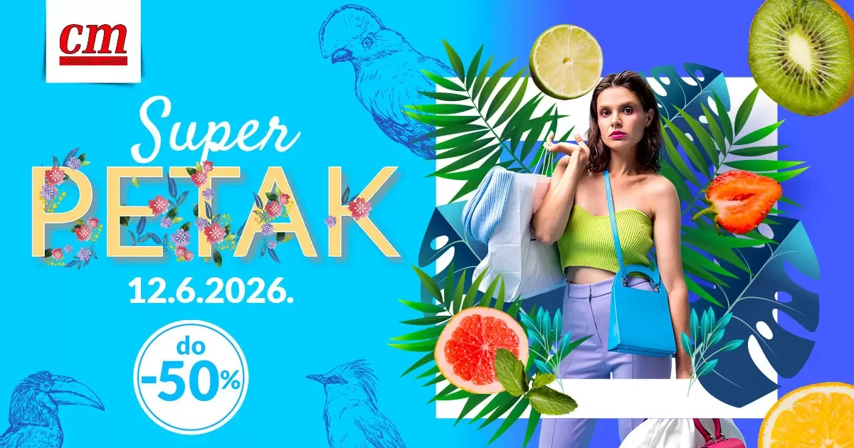 CM Super Petak 12.06.2026 – popusti do 50% na parfeme, šminku i proizvode za njegu