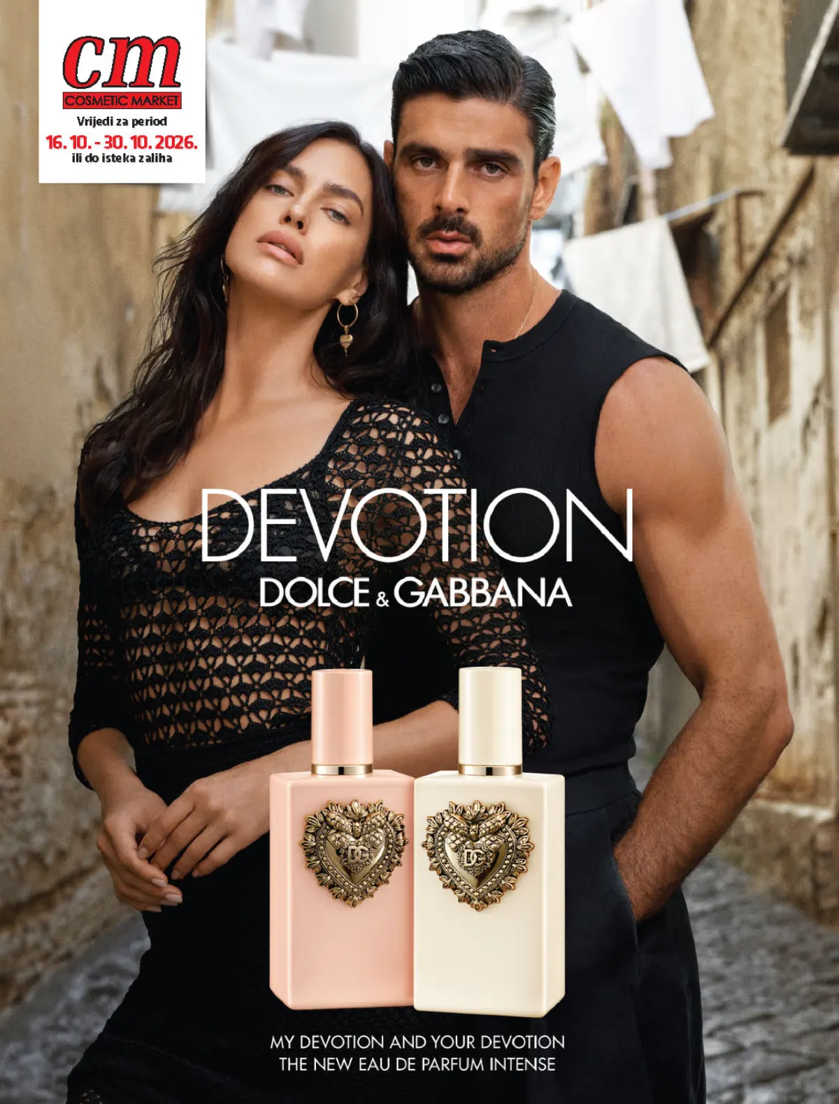 Naslovnica CM kataloga od 16. do 30.10.2026. s parfemima Dolce & Gabbana Devotion