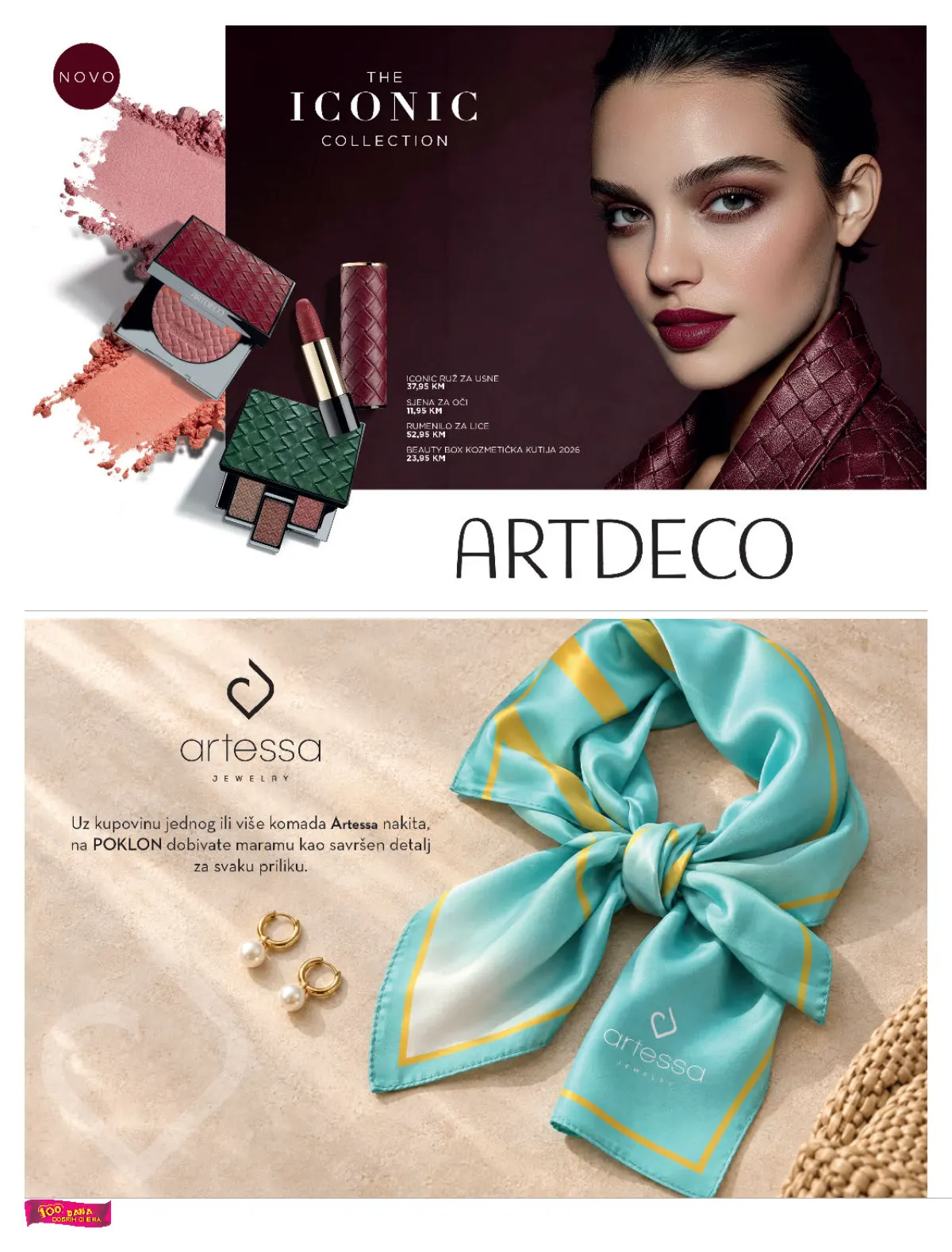 CM katalog, stranica 6 – ARTDECO Iconic Red kolekcija i Oressa modni dodaci