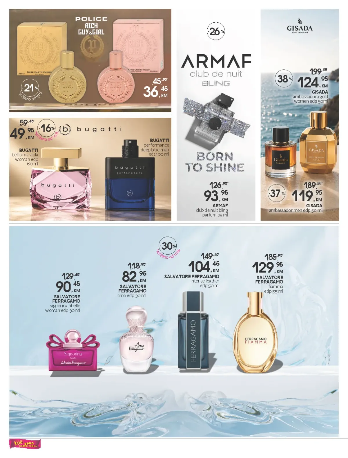 CM katalog do 18.09.2026. – parfemi Salvatore Ferragamo, Armaf, Bugatti i Gisada na akciji