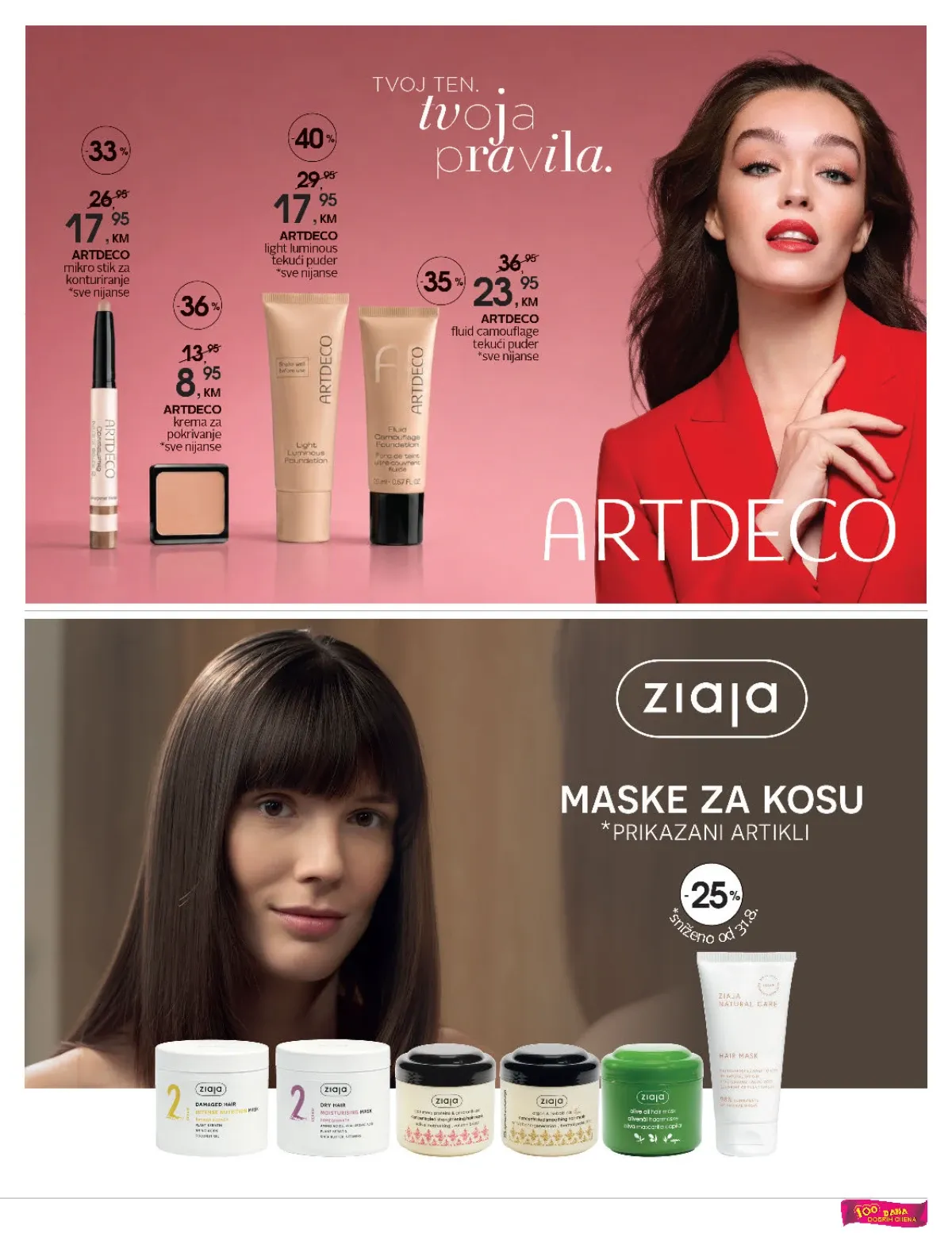CM katalog do 18.09.2026. – Artdeco šminka i Ziaja maske za kosu